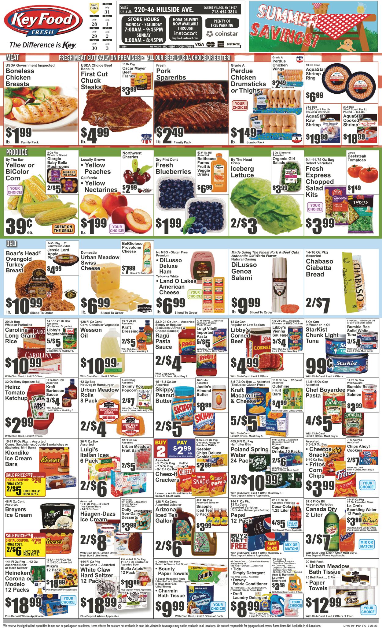 Key Food Weekly Ad Circular - valid 07/28-08/03/2023