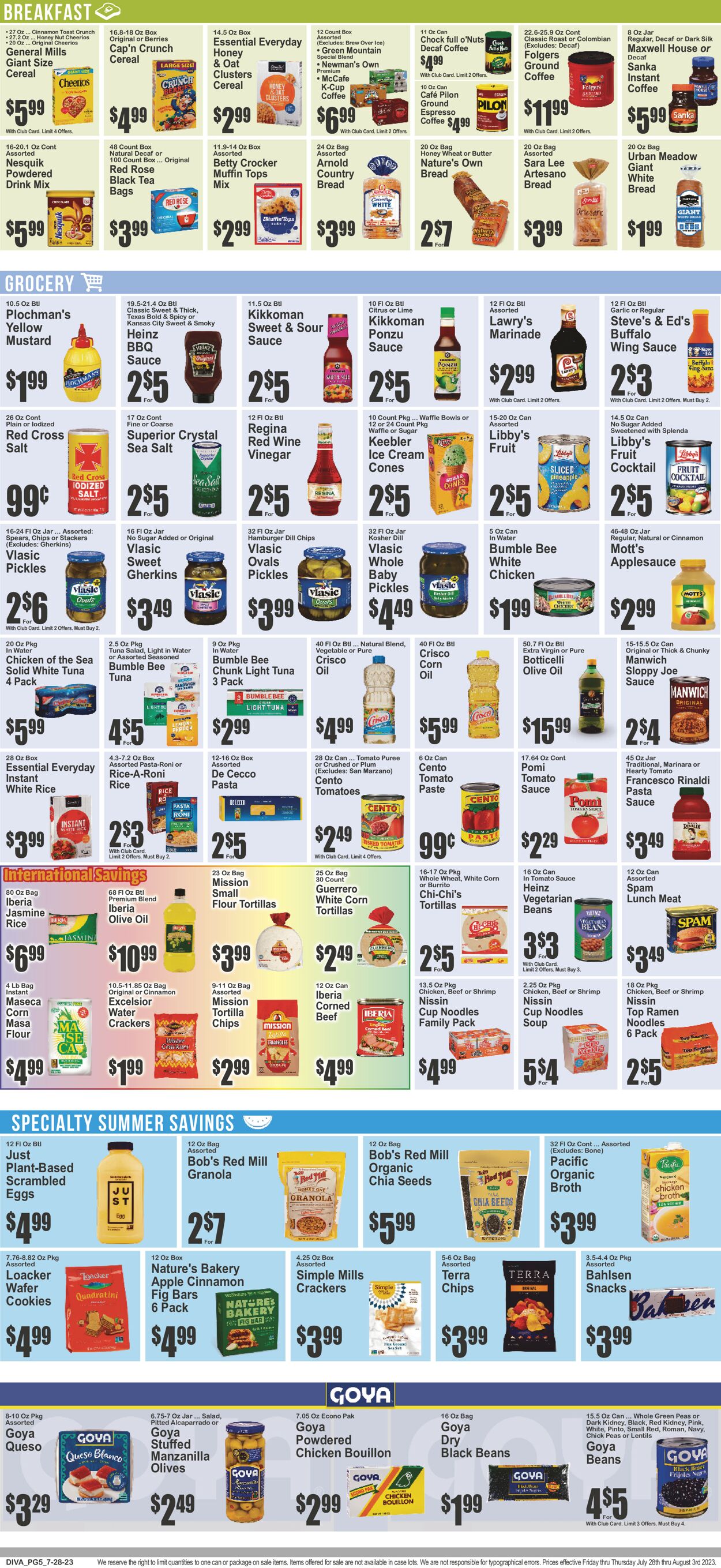 Key Food Weekly Ad Circular - valid 07/28-08/03/2023 (Page 6)