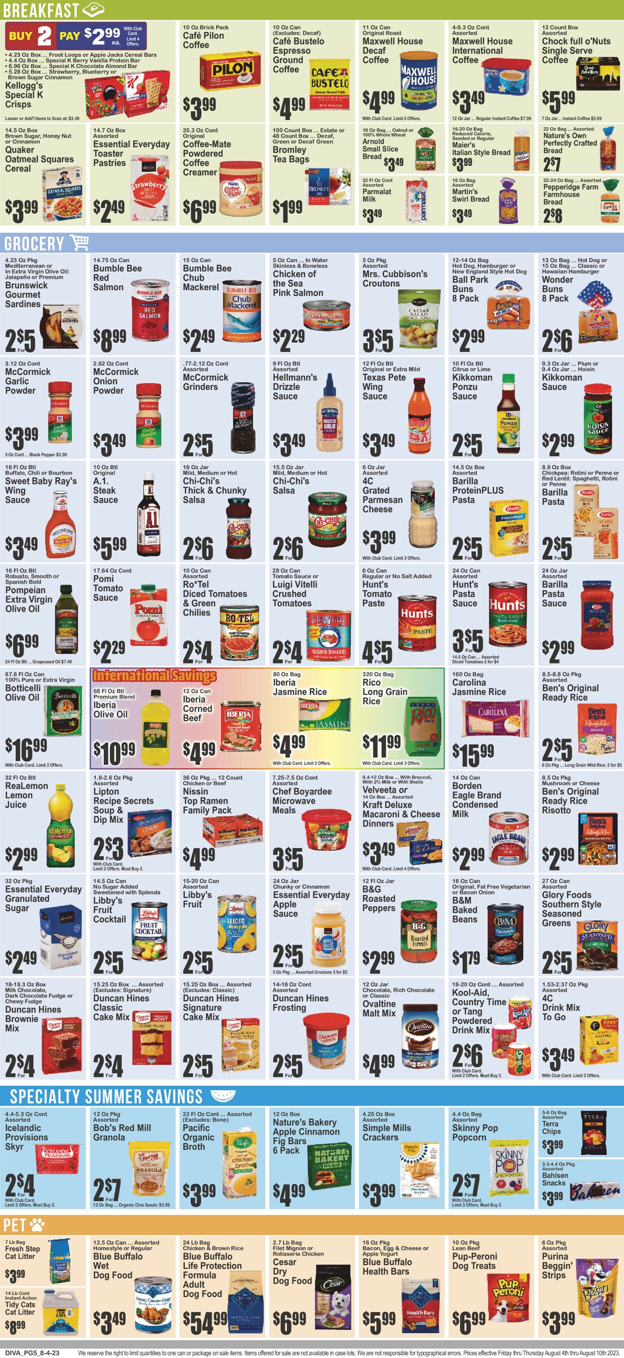Key Food Weekly Ad Circular - valid 08/04-08/10/2023 (Page 6)