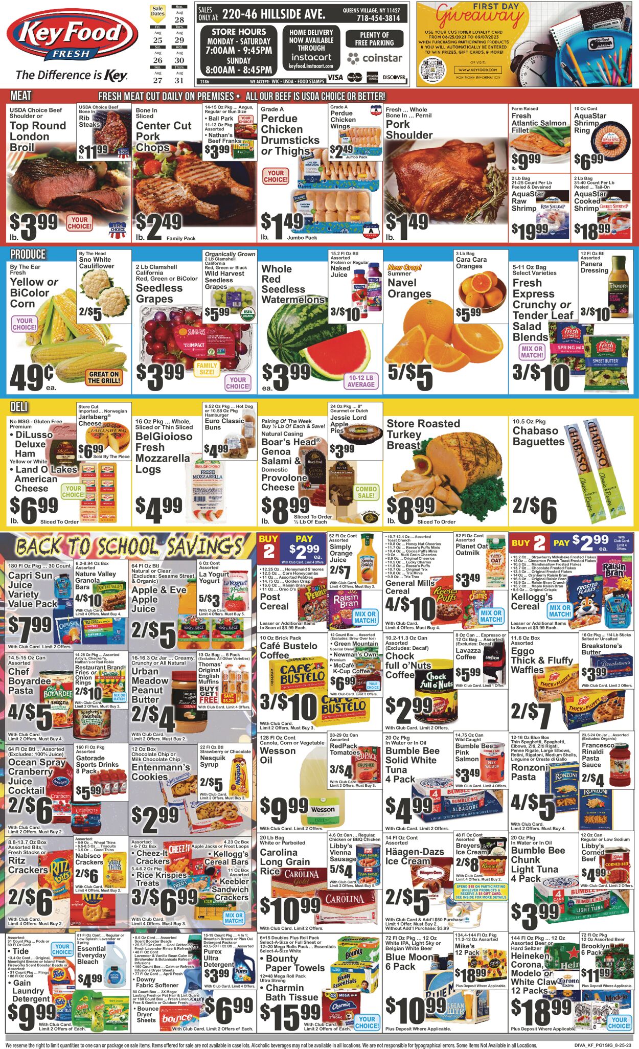 Key Food Weekly Ad Circular - valid 08/25-08/31/2023