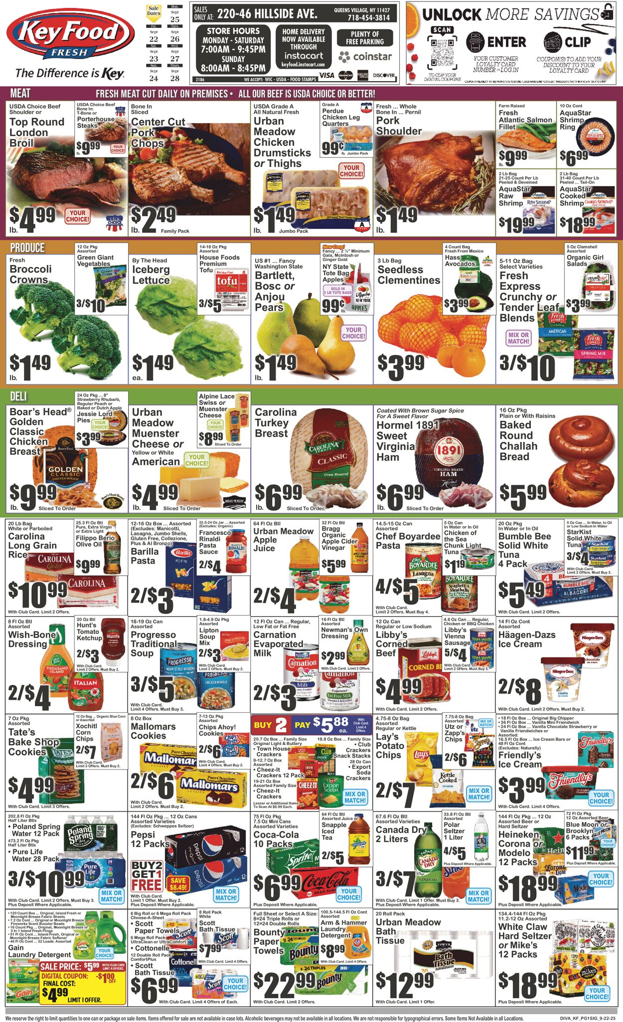 Key Food Weekly Ad Circular - valid 09/22-09/28/2023