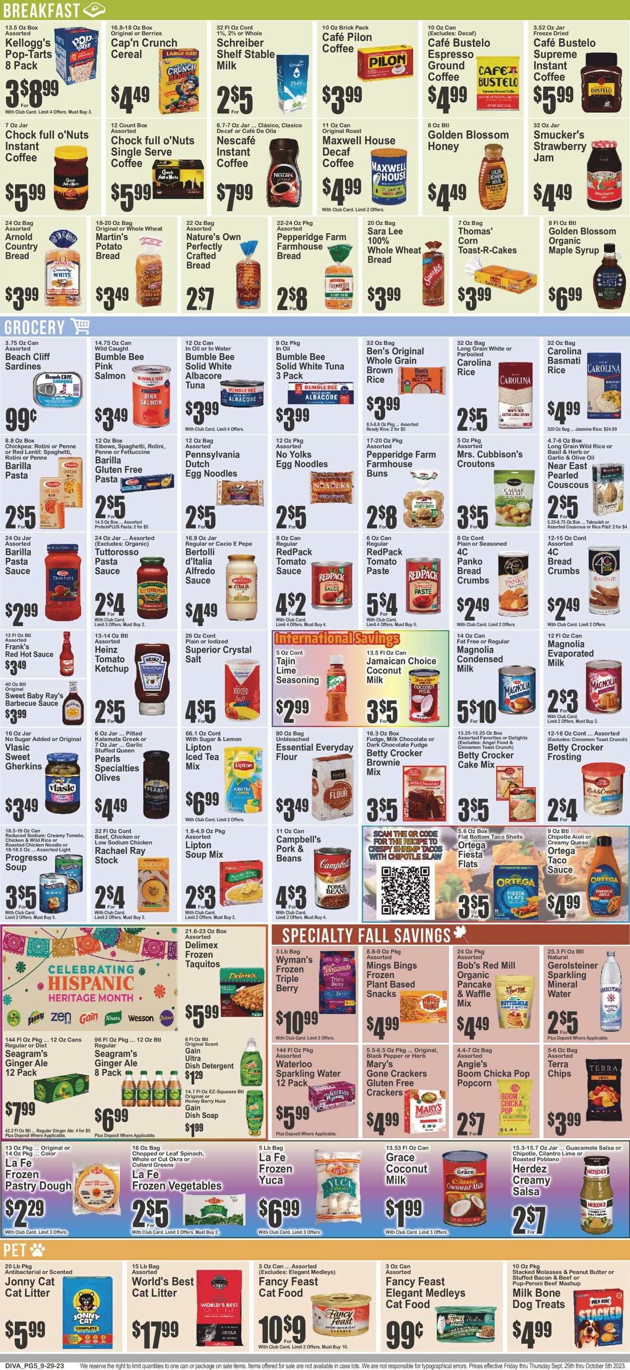 Key Food Weekly Ad Circular - valid 09/29-10/05/2023 (Page 6)