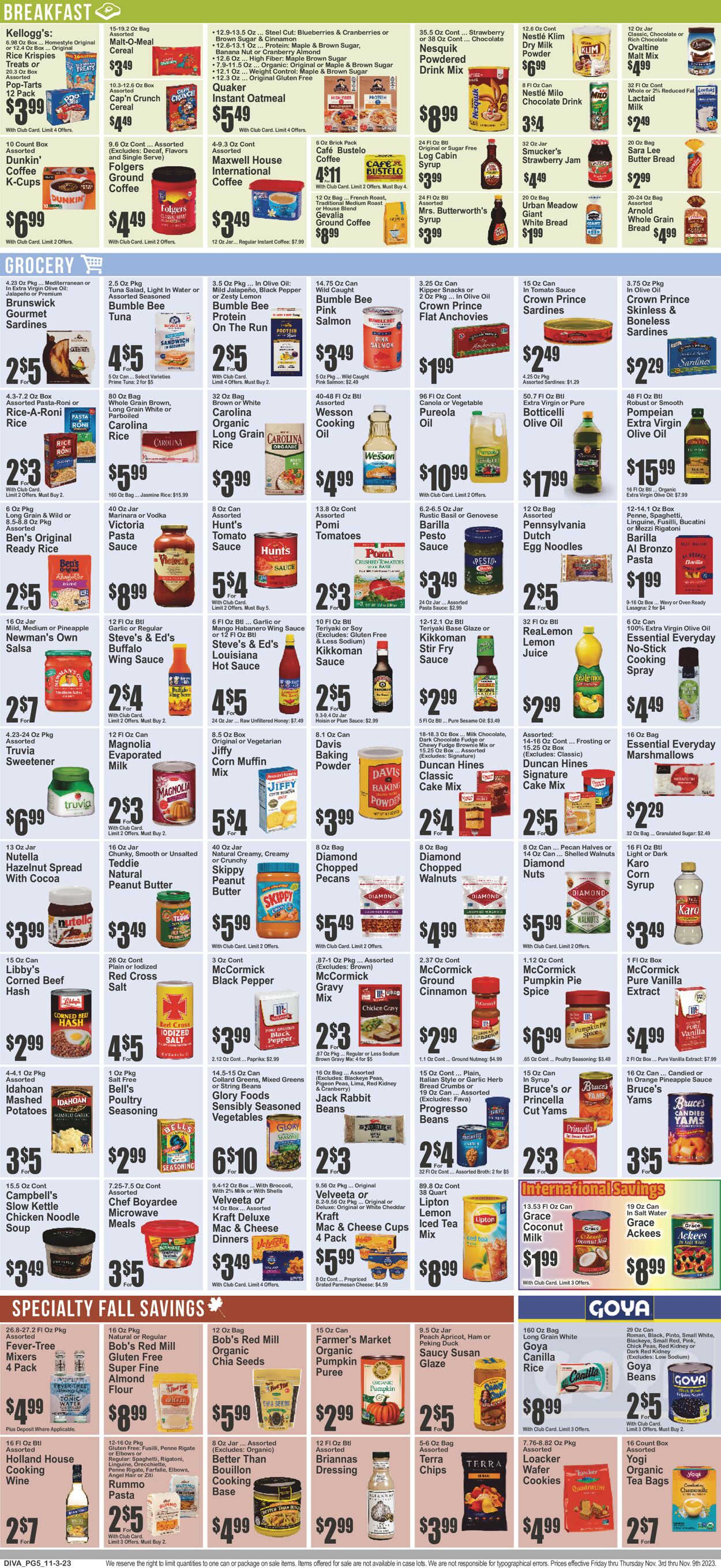 Key Food Weekly Ad Circular - valid 11/03-11/09/2023 (Page 6)