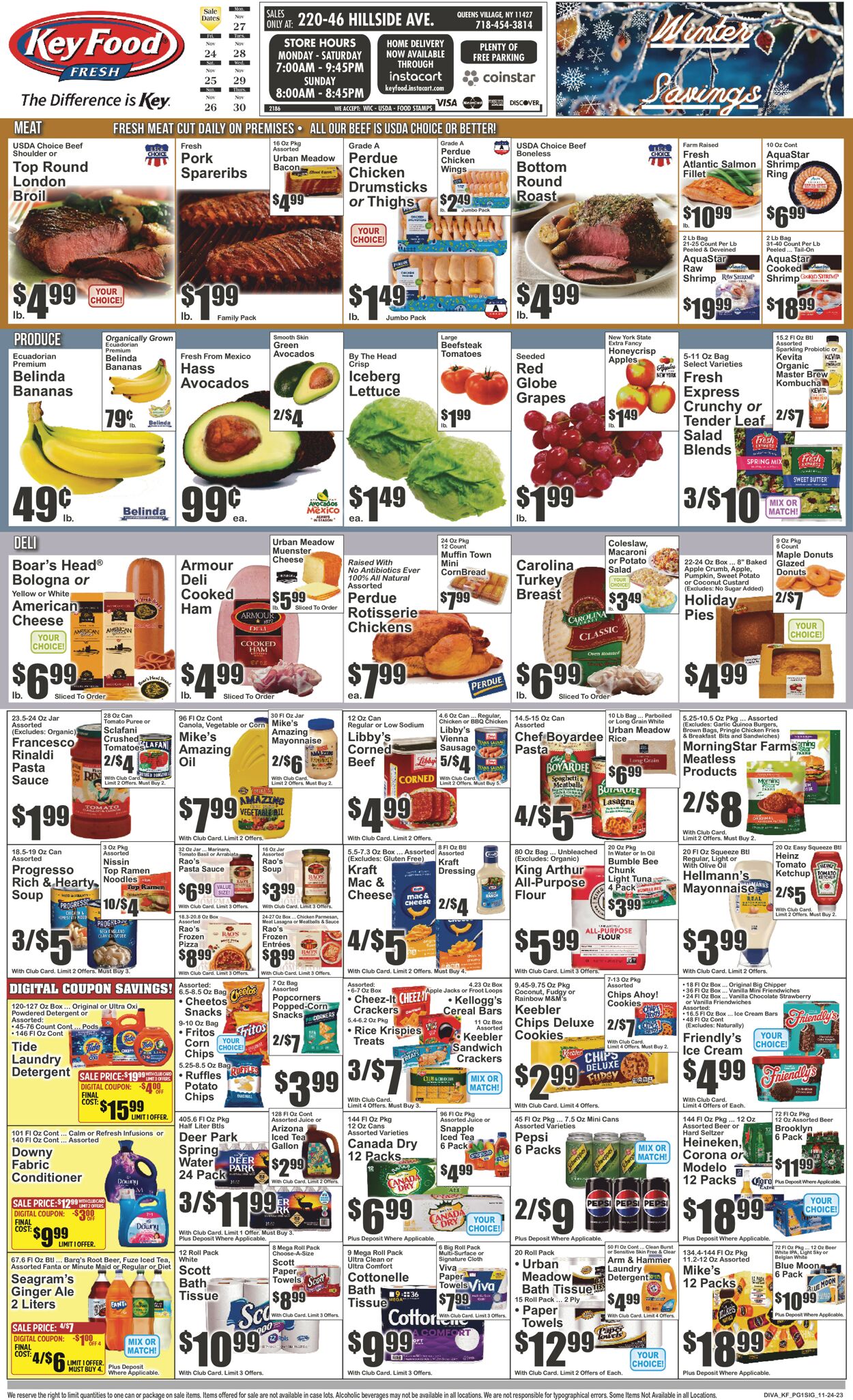 Key Food Weekly Ad Circular - valid 11/24-11/30/2023