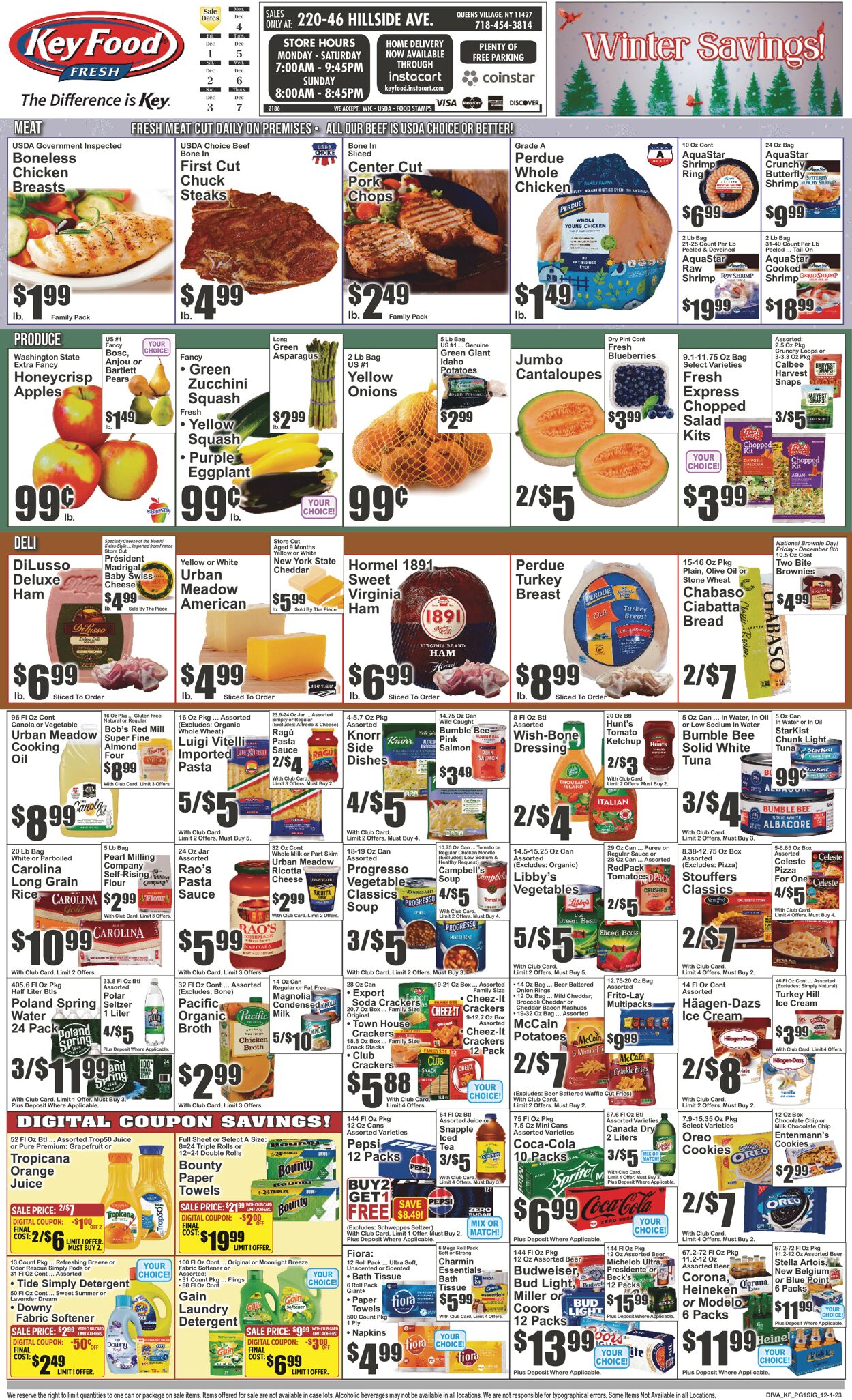 Key Food Weekly Ad Circular - valid 12/01-12/07/2023