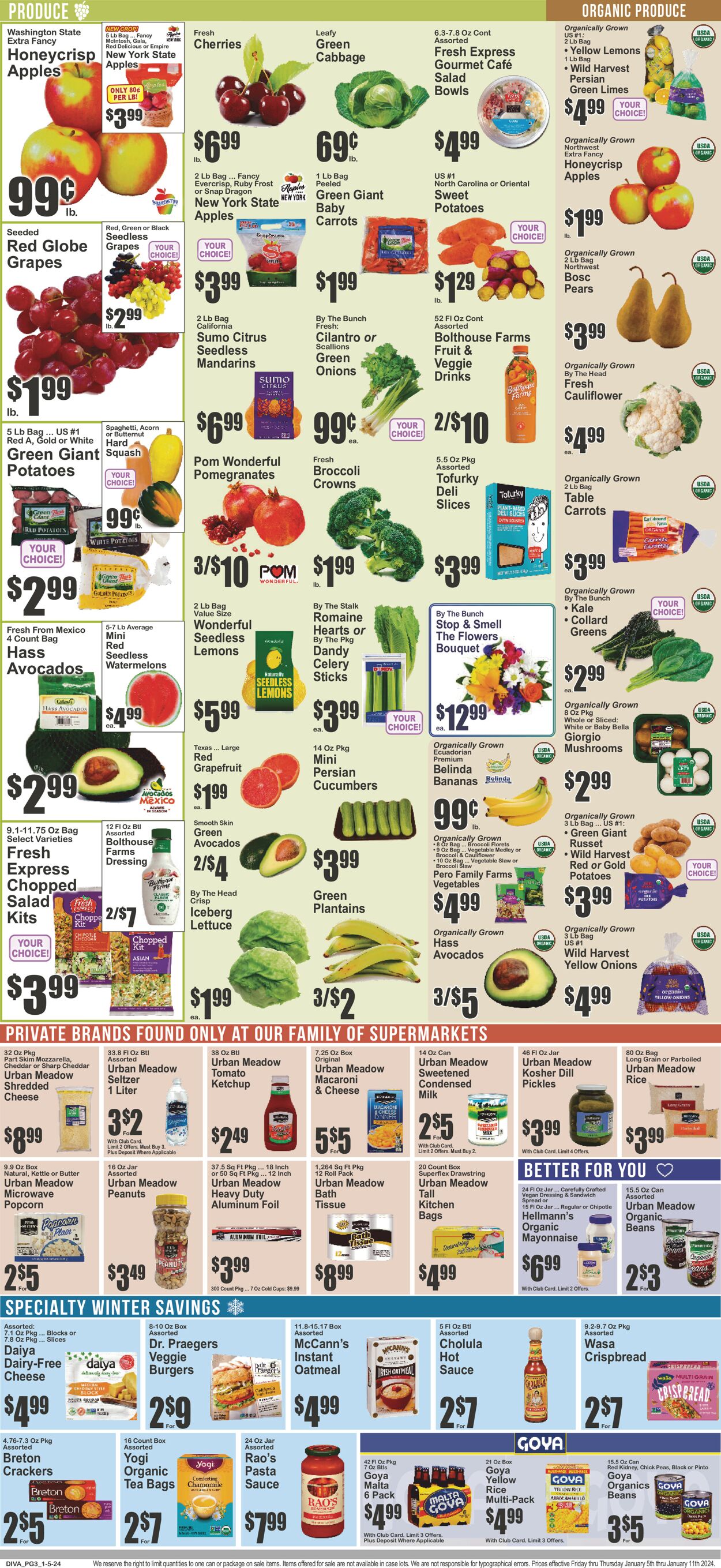 Key Food Weekly Ad Circular - valid 01/05-01/11/2024 (Page 4)