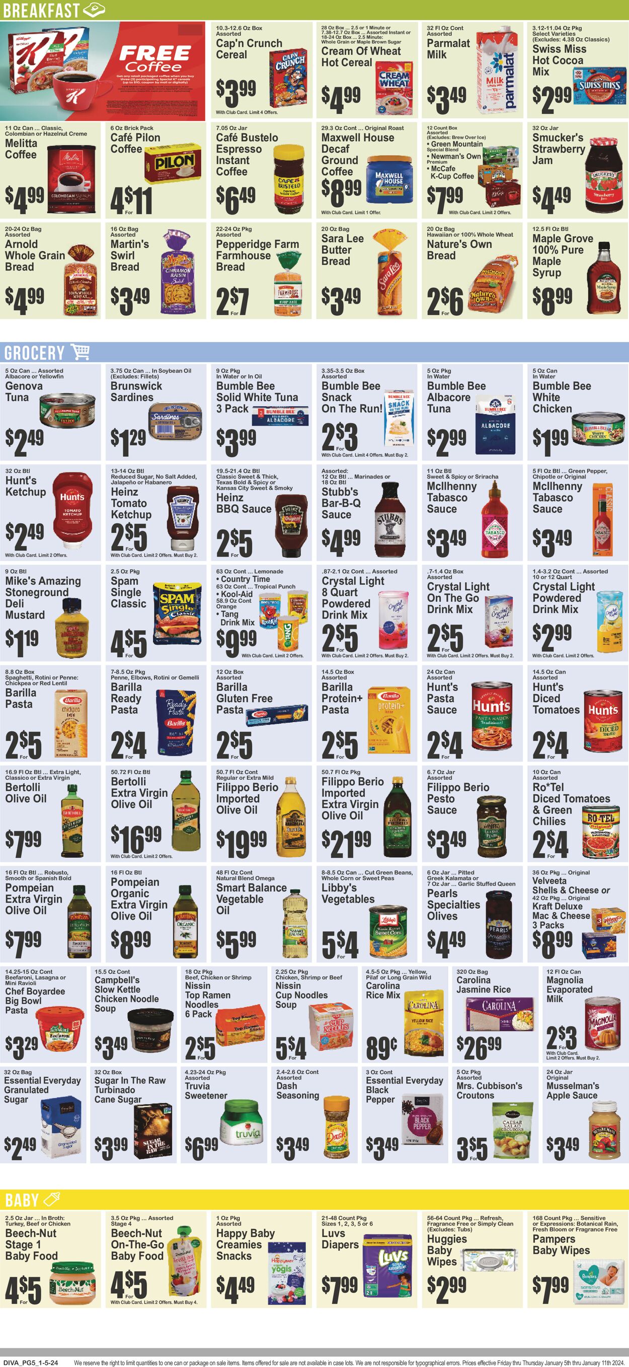 Key Food Weekly Ad Circular - valid 01/05-01/11/2024 (Page 6)