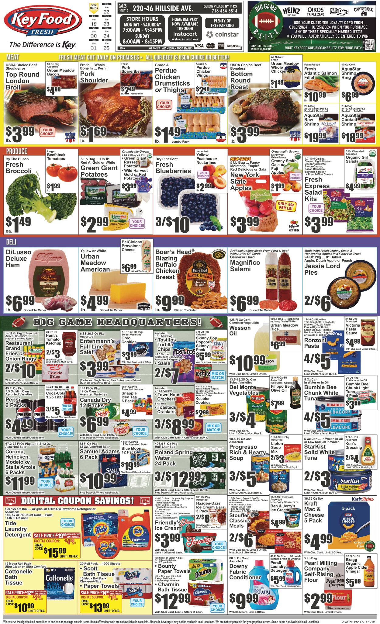 Key Food Weekly Ad Circular - valid 01/19-01/25/2024