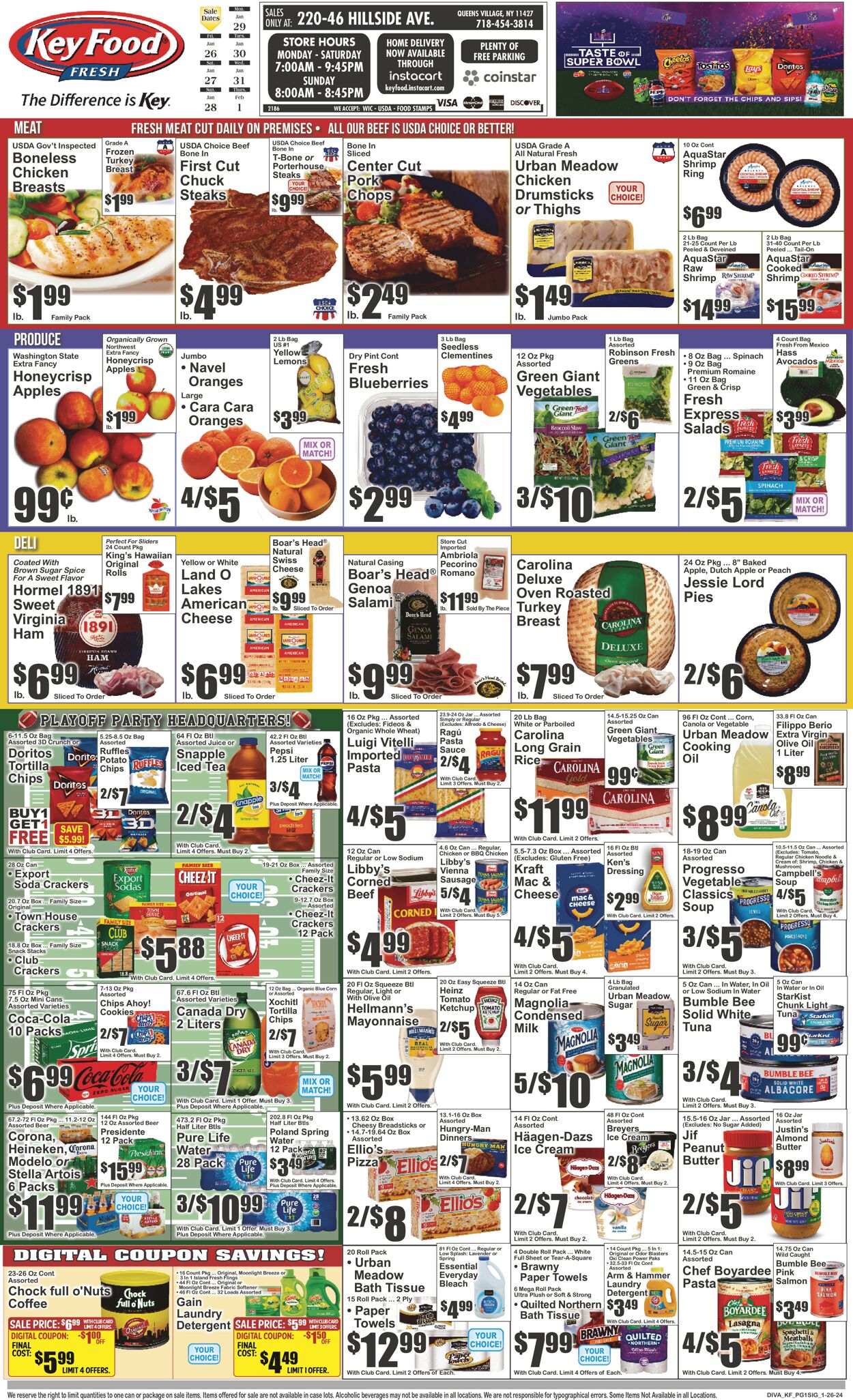 Key Food Weekly Ad Circular - valid 01/26-02/01/2024