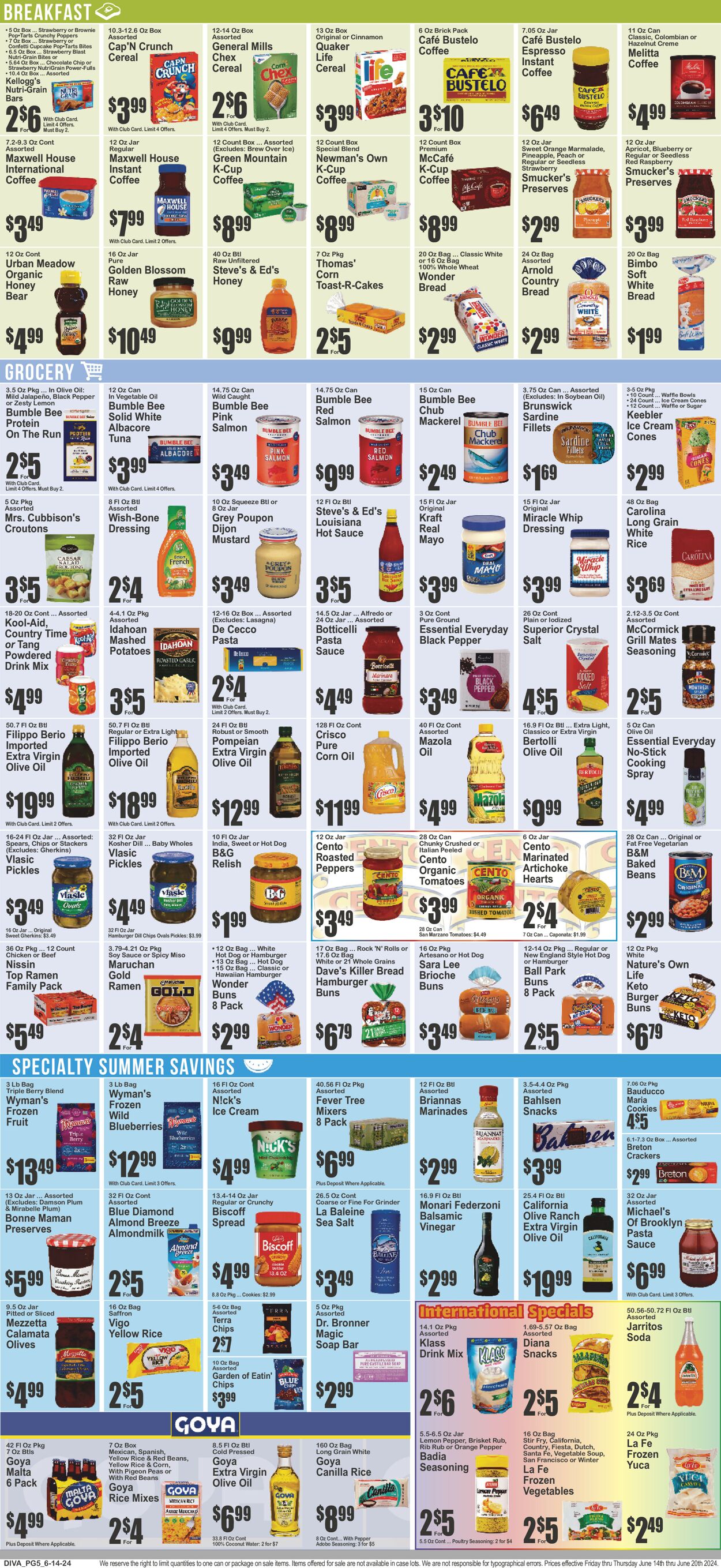 Key Food Weekly Ad Circular - valid 06/14-06/20/2024 (Page 6)