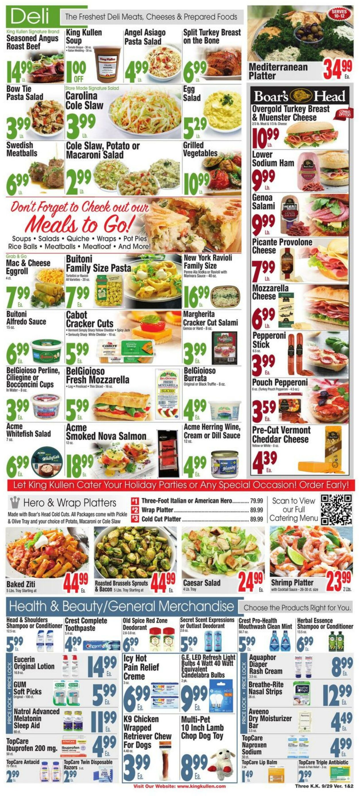 King Kullen Weekly Ad Circular - valid 09/29-10/05/2023 (Page 3)