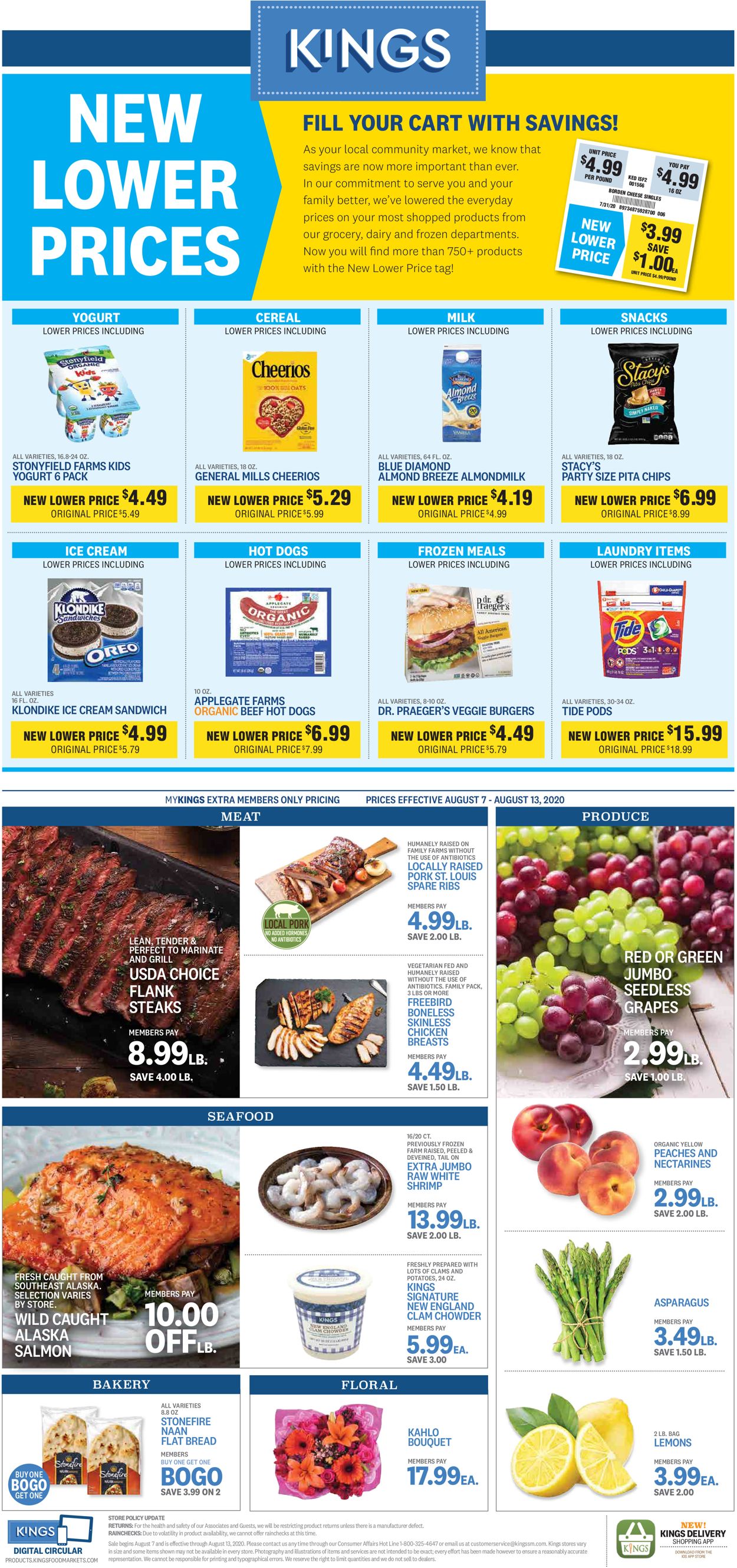 Kings Food Markets Weekly Ad Circular - valid 05/07-08/13/2020