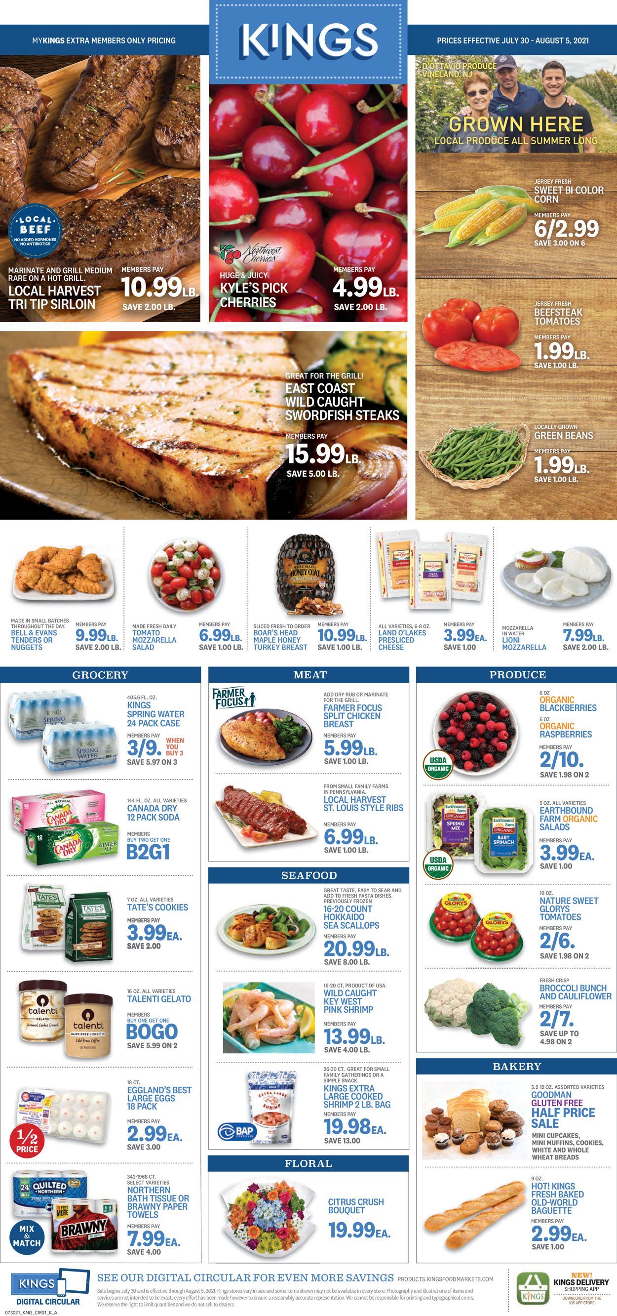 Kings Food Markets Weekly Ad Circular - valid 07/30-08/05/2021