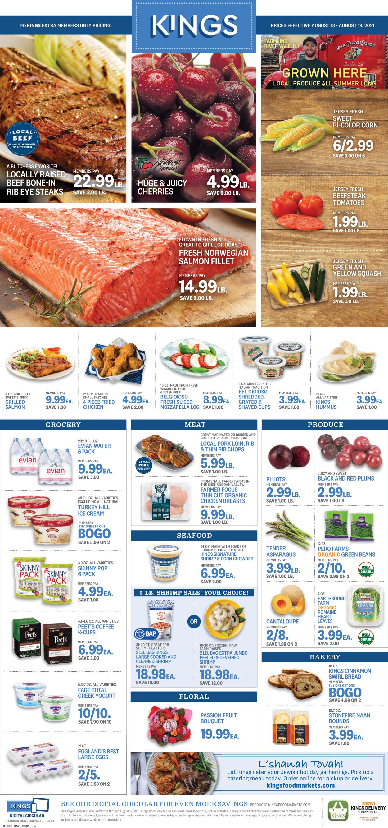 Kings Food Markets Weekly Ad Circular - valid 08/13-08/19/2021