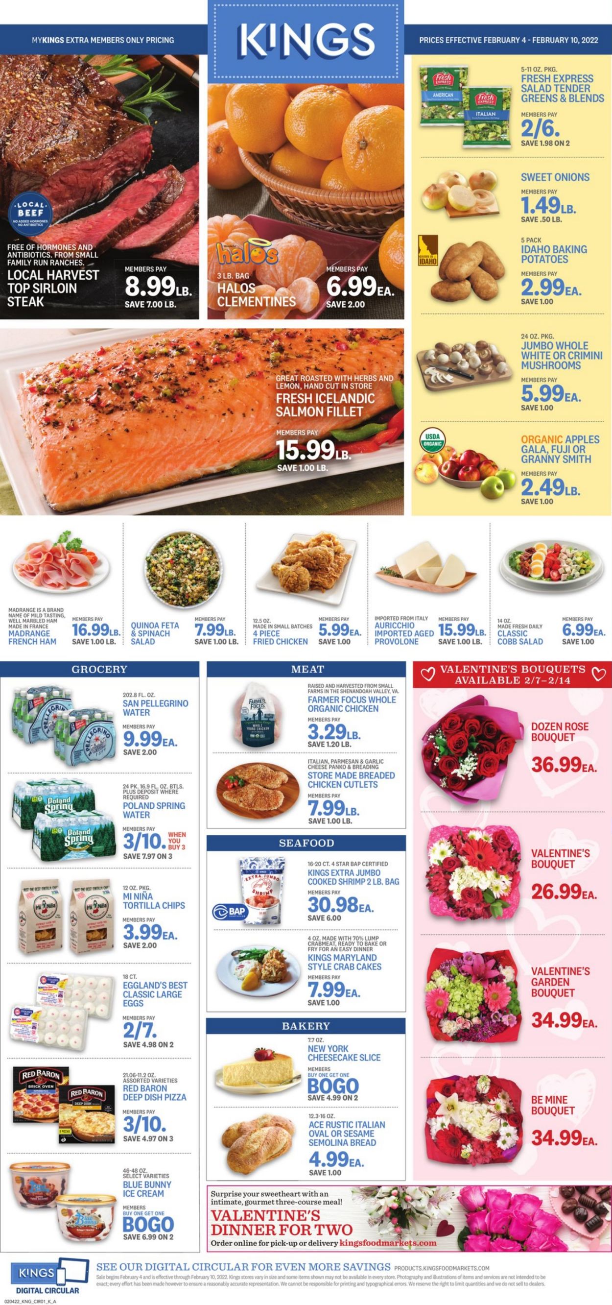 Kings Food Markets Weekly Ad Circular - valid 02/04-02/10/2022