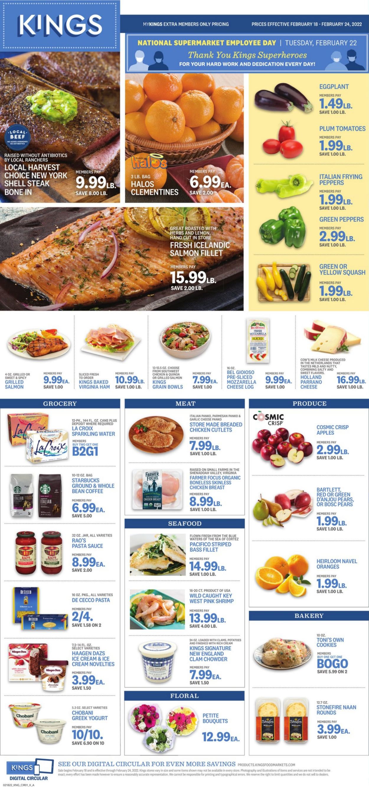 Kings Food Markets Weekly Ad Circular - valid 02/18-02/24/2022