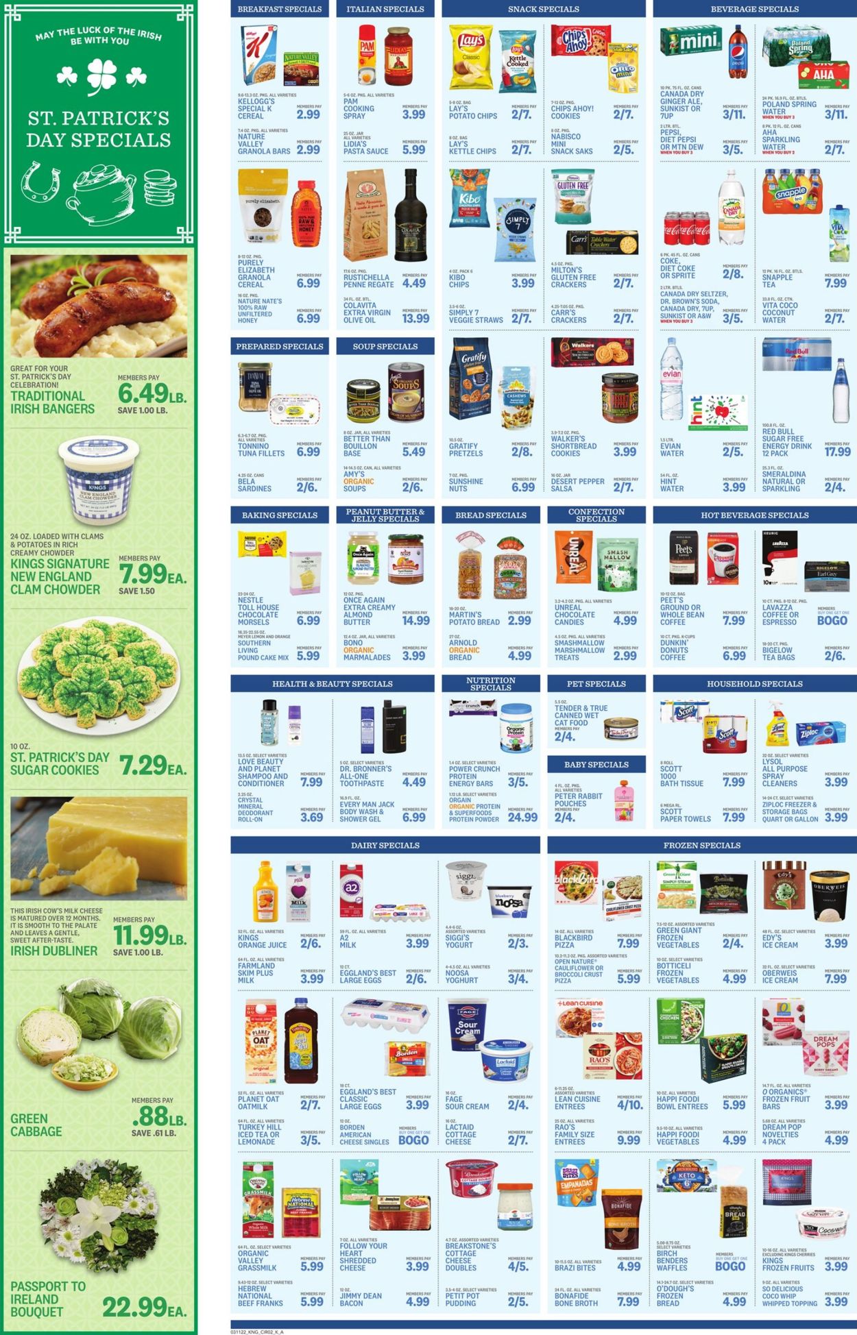Kings Food Markets Weekly Ad Circular - valid 03/11-03/17/2022 (Page 2)