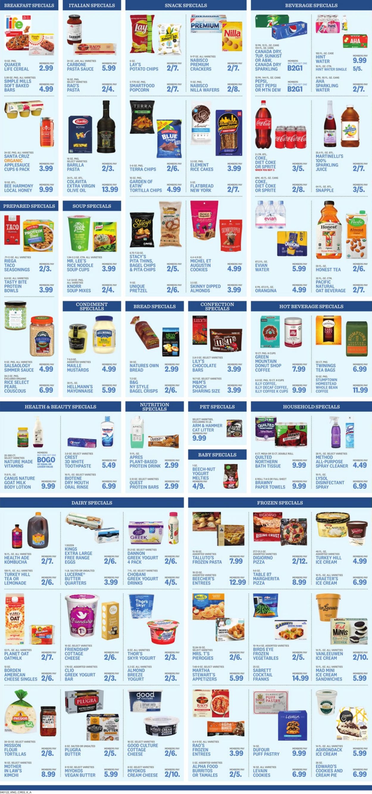 Kings Food Markets Weekly Ad Circular - valid 04/01-04/07/2022 (Page 3)