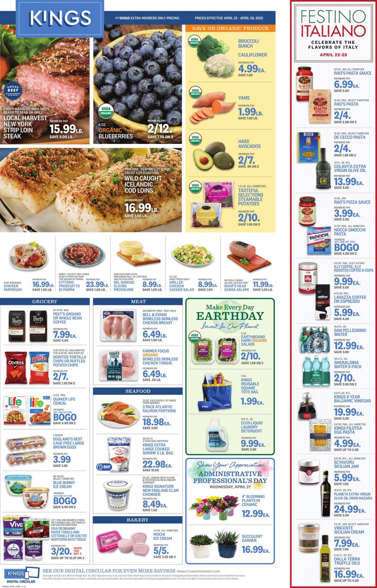 Kings Food Markets Weekly Ad Circular - valid 04/22-04/28/2022
