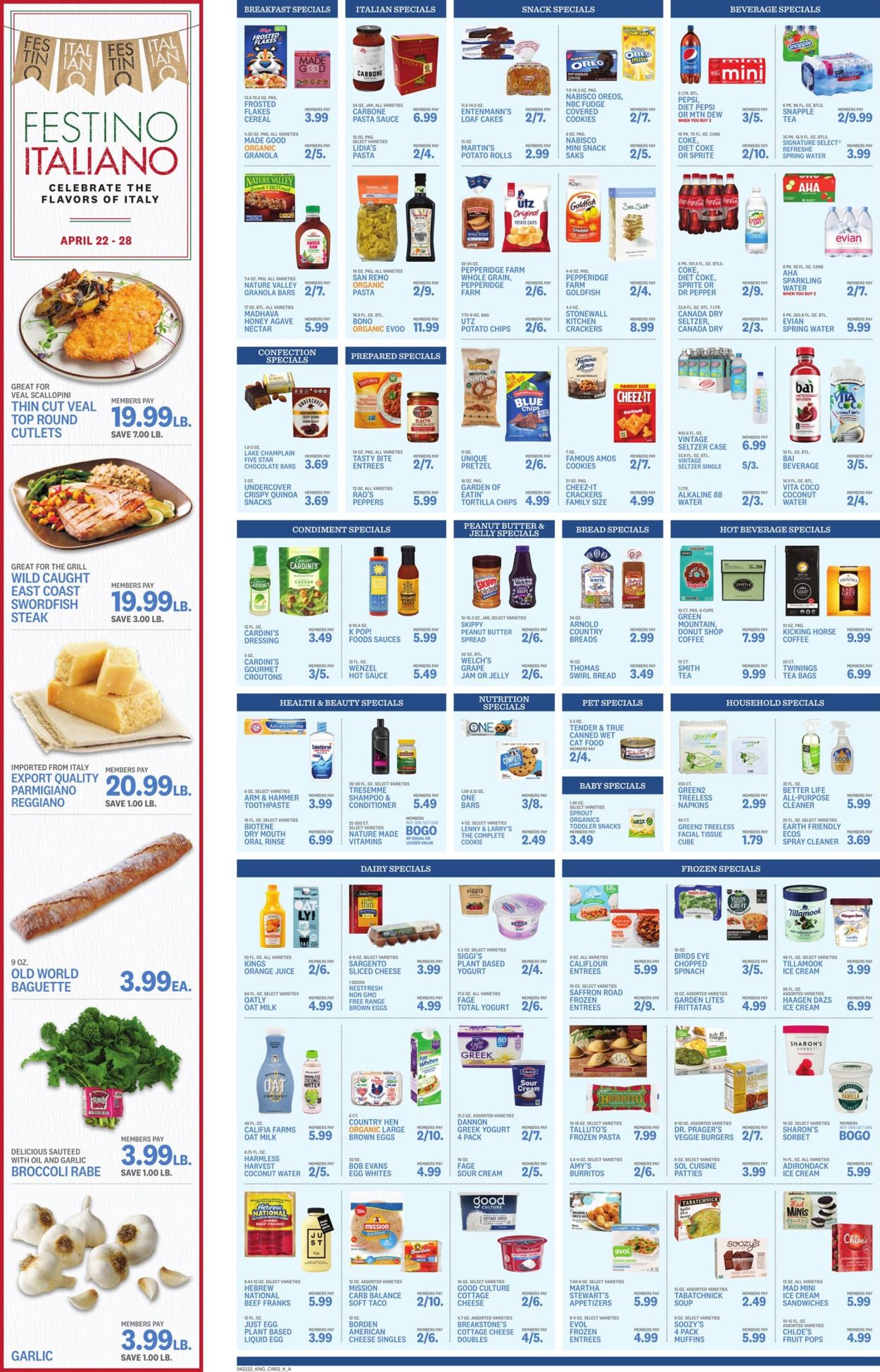 Kings Food Markets Weekly Ad Circular - valid 04/22-04/28/2022 (Page 2)