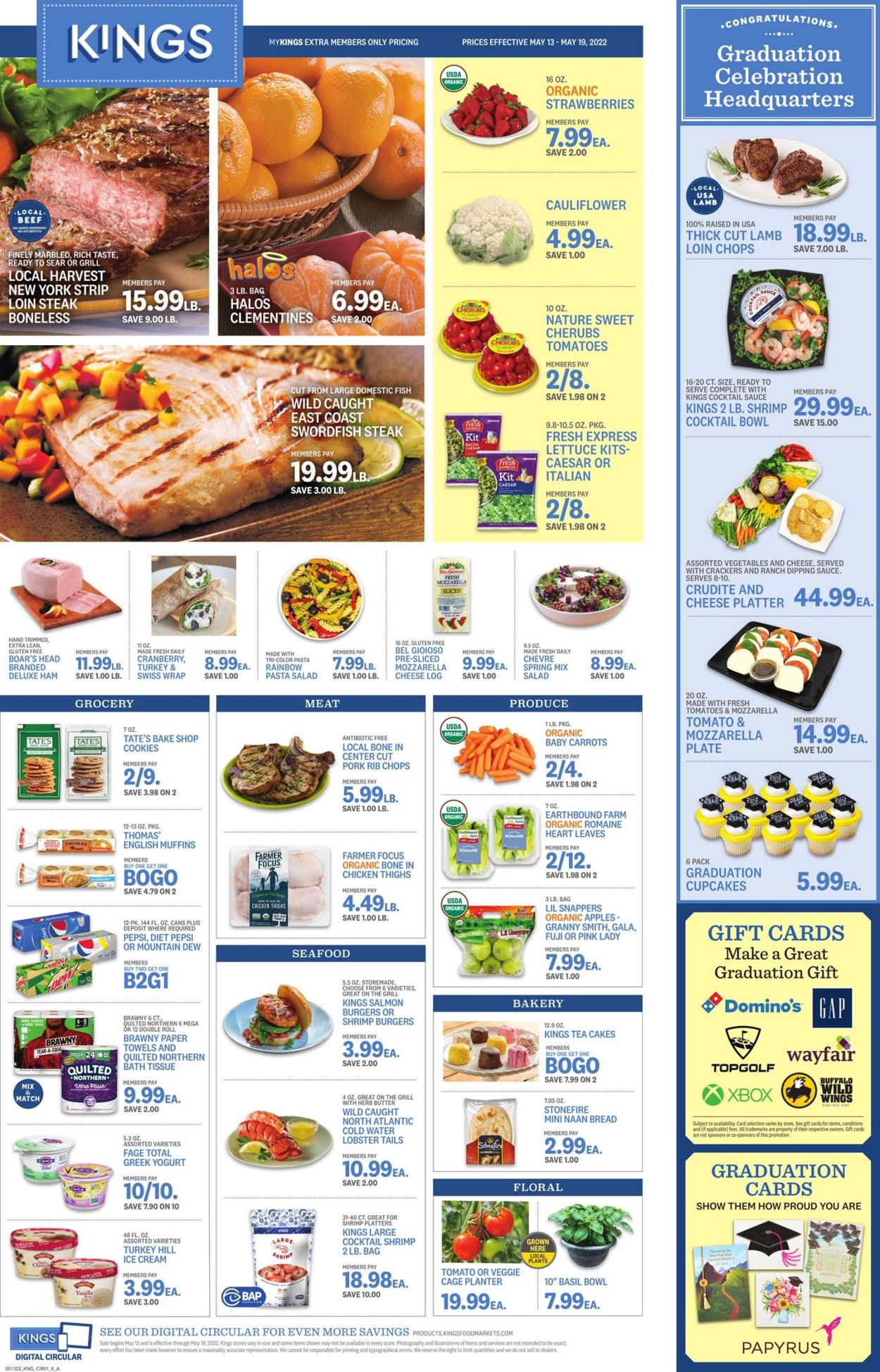 Kings Food Markets Weekly Ad Circular - valid 05/13-05/19/2022