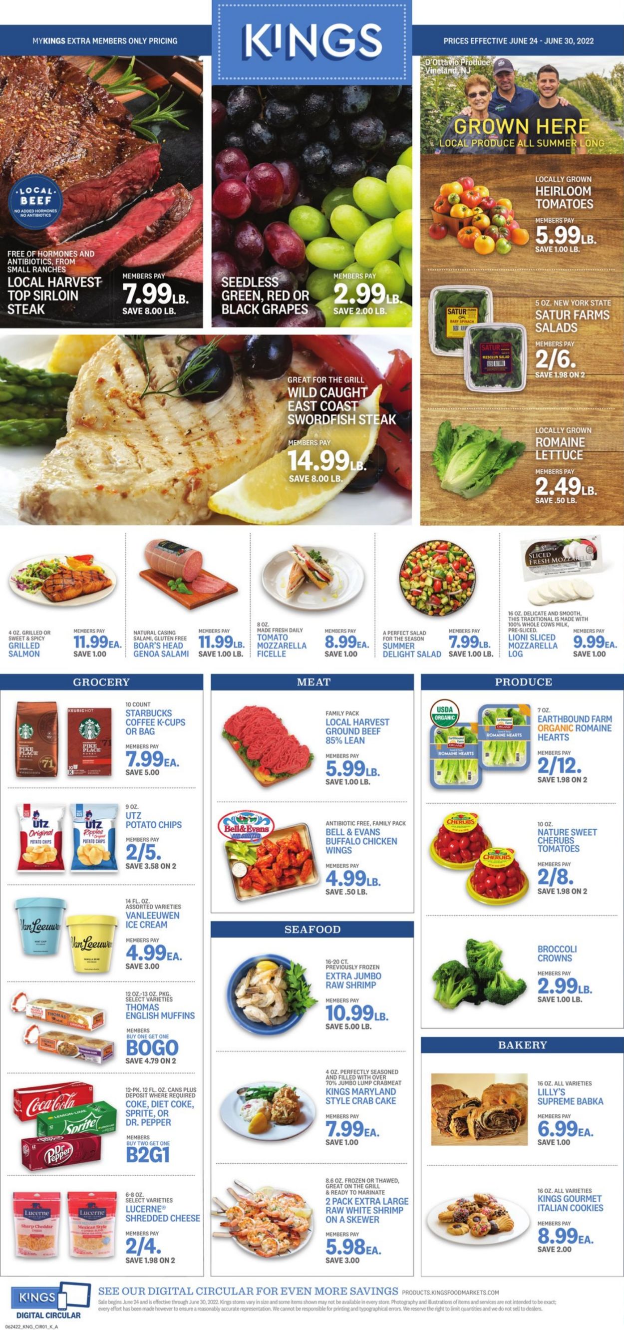Kings Food Markets Weekly Ad Circular - valid 06/24-06/30/2022