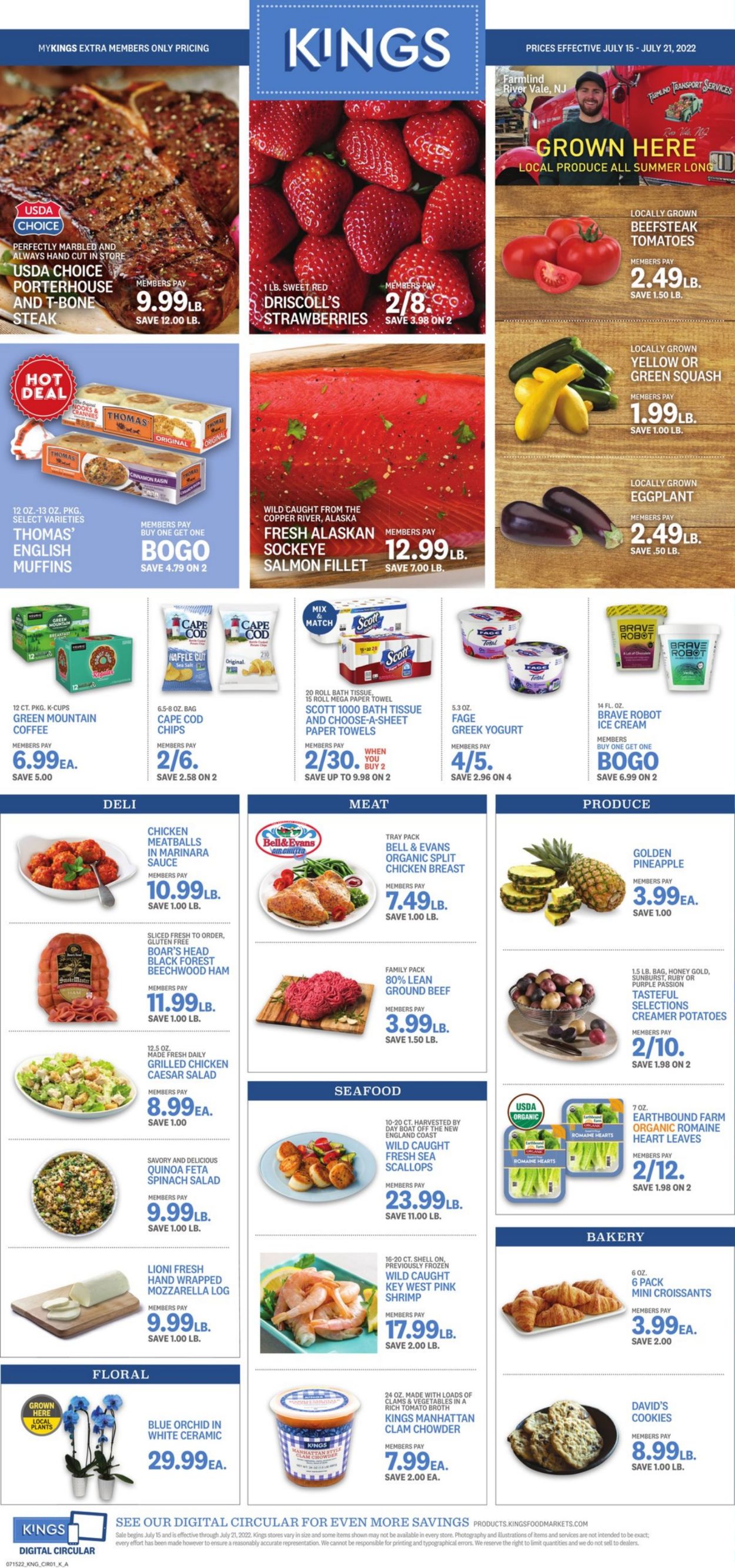 Kings Food Markets Weekly Ad Circular - valid 07/15-07/21/2022