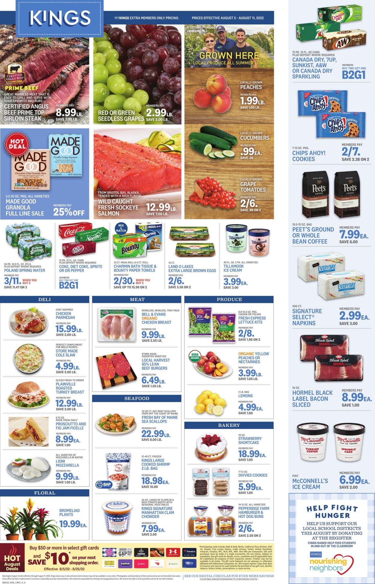 Kings Food Markets Weekly Ad Circular - valid 08/05-08/25/2022