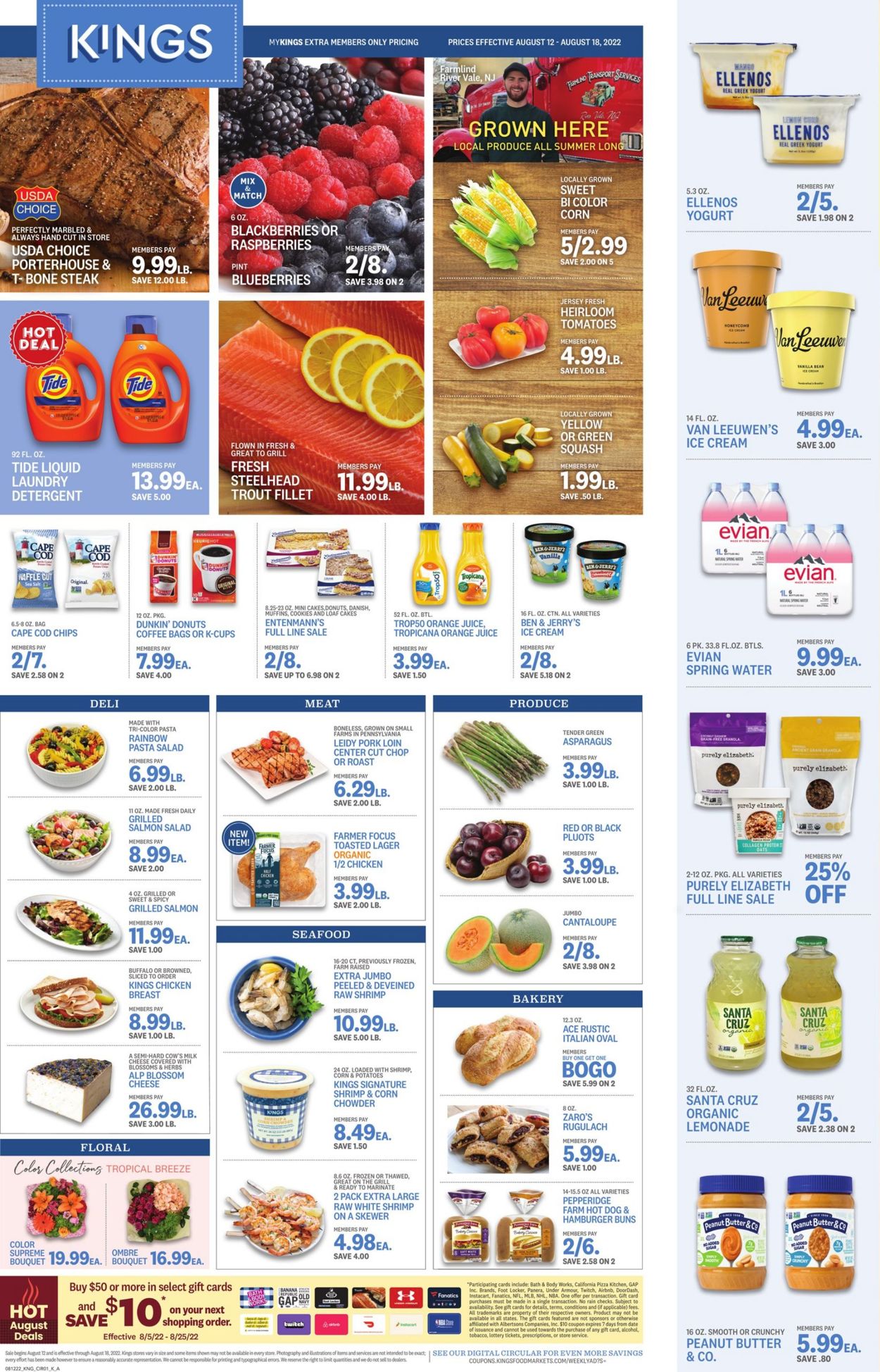 Kings Food Markets Weekly Ad Circular - valid 08/12-08/18/2022
