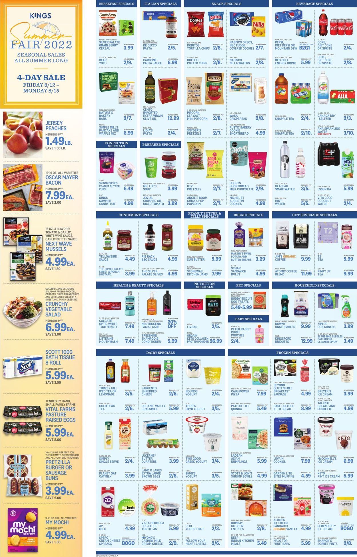 Kings Food Markets Weekly Ad Circular - valid 08/12-08/18/2022 (Page 2)