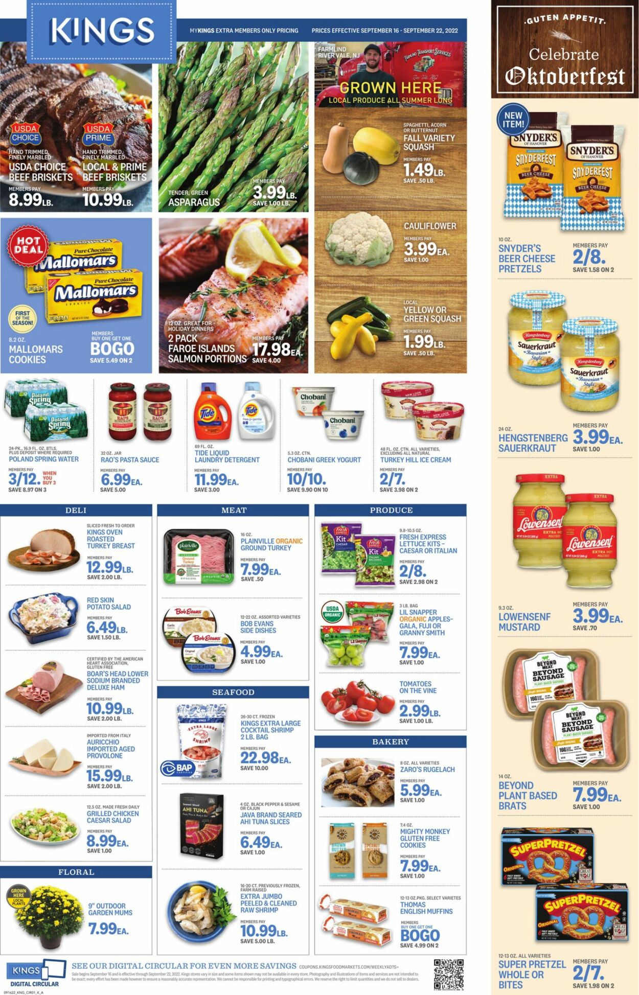 Kings Food Markets Weekly Ad Circular - valid 09/16-09/22/2022