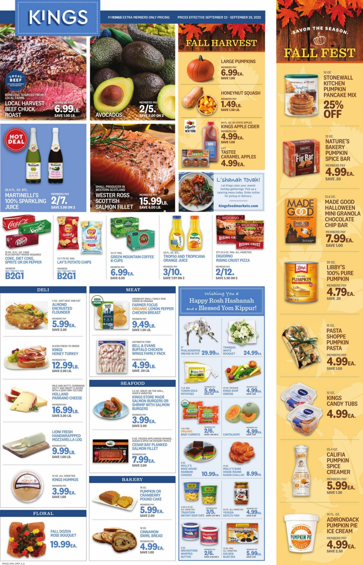 Kings Food Markets Weekly Ad Circular - valid 09/23-09/29/2022