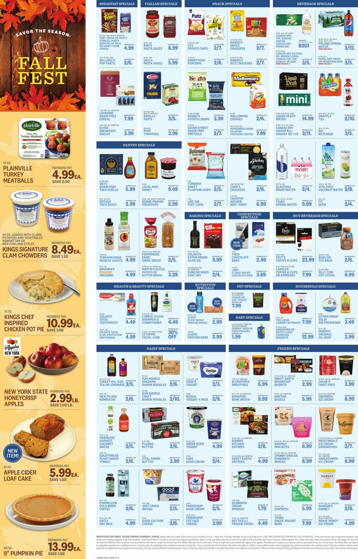 Kings Food Markets Weekly Ad Circular - valid 09/23-09/29/2022 (Page 2)