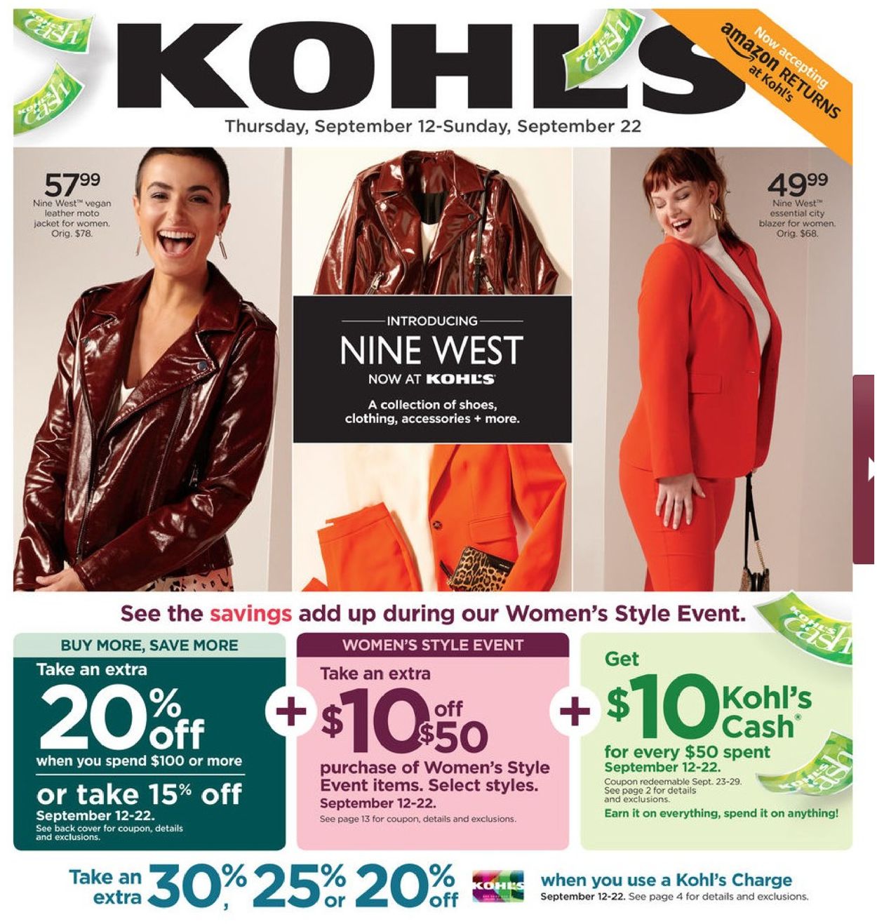 Kohl's Weekly Ad Circular - valid 09/12-09/22/2019