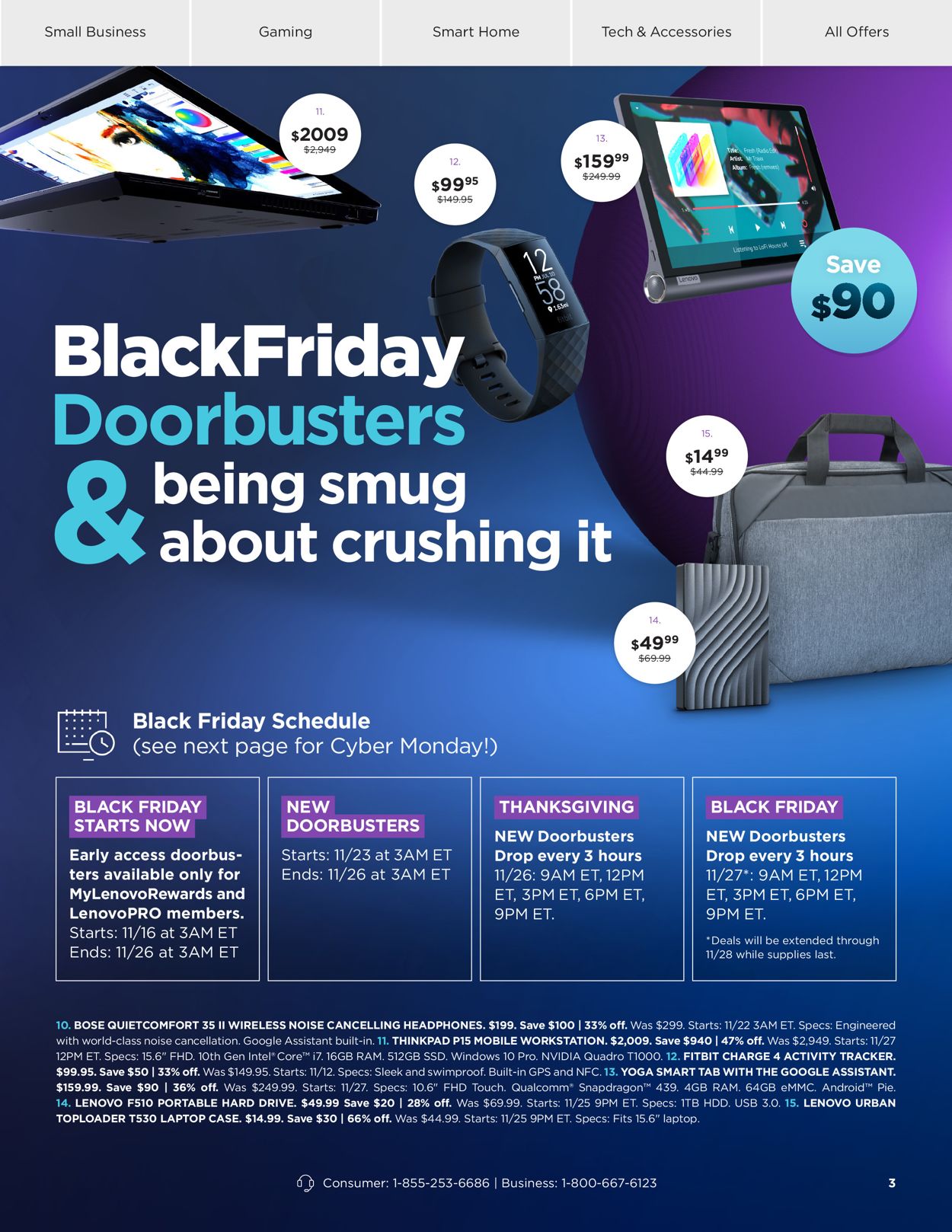 Lenovo Black Friday 2020 Weekly Ad Circular - valid 11/16-12/06/2020 (Page 3)