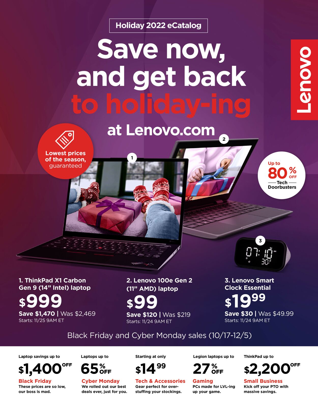 Lenovo Weekly Ad Circular - valid 10/17-11/26/2022