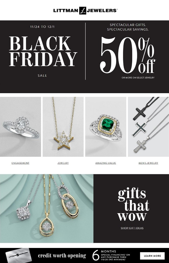 Littman Jewelers Black Friday 2019 Weekly Ad Circular - valid 11/26-12/03/2019