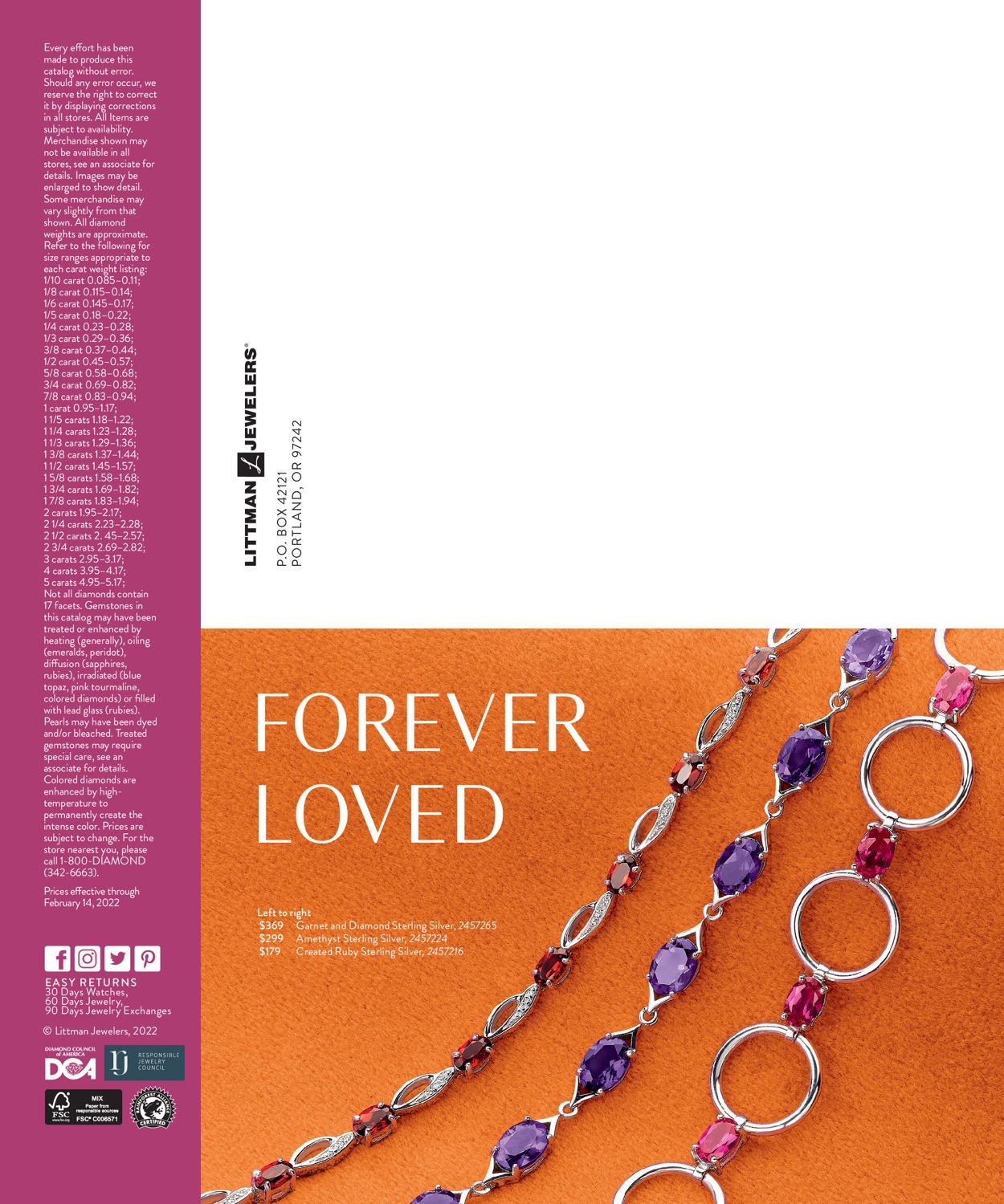 Littman Jewelers Weekly Ad Circular - valid 01/18-02/14/2022 (Page 12)