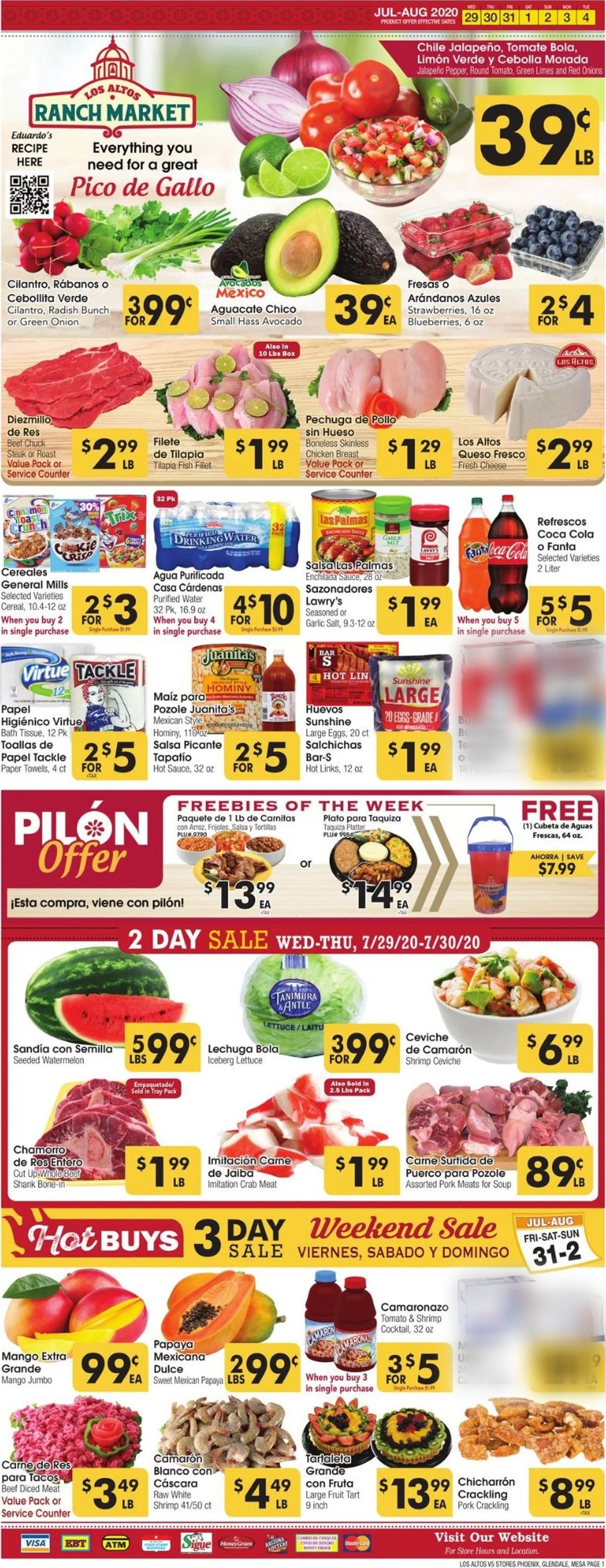 Los Altos Ranch Market Weekly Ad Circular - valid 07/29-08/04/2020