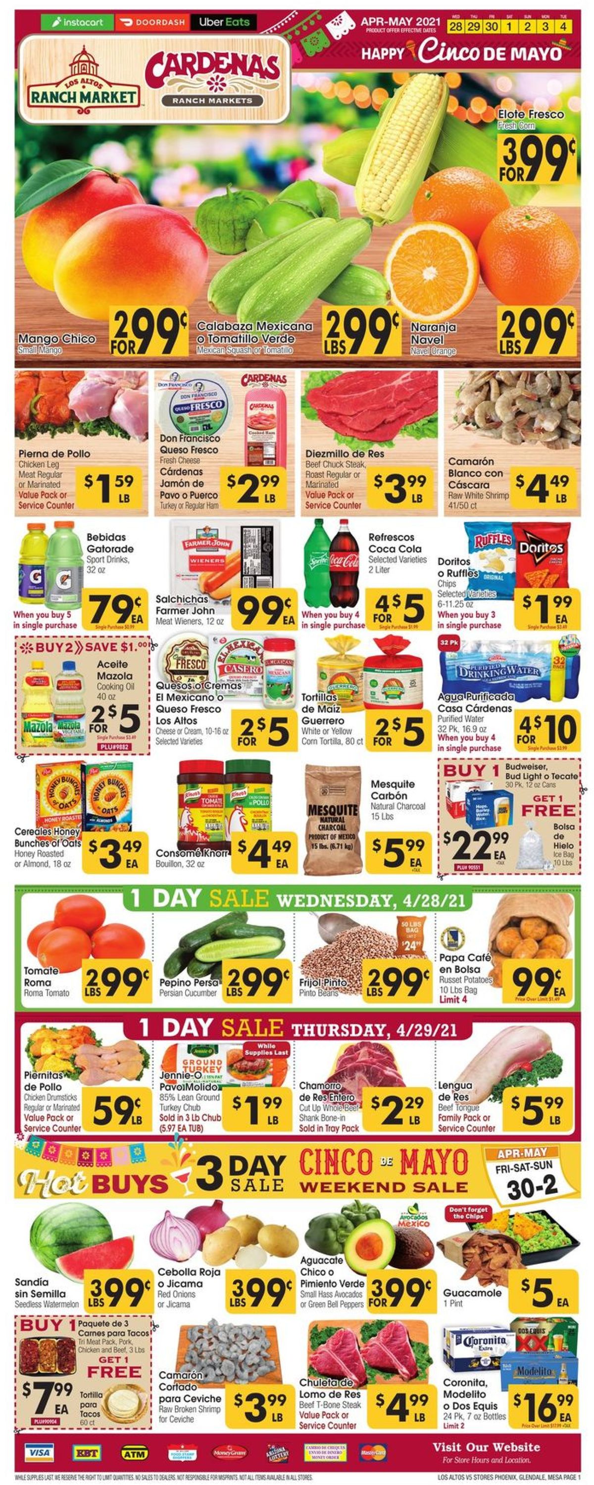 Los Altos Ranch Market Weekly Ad Circular - valid 04/28-05/04/2021