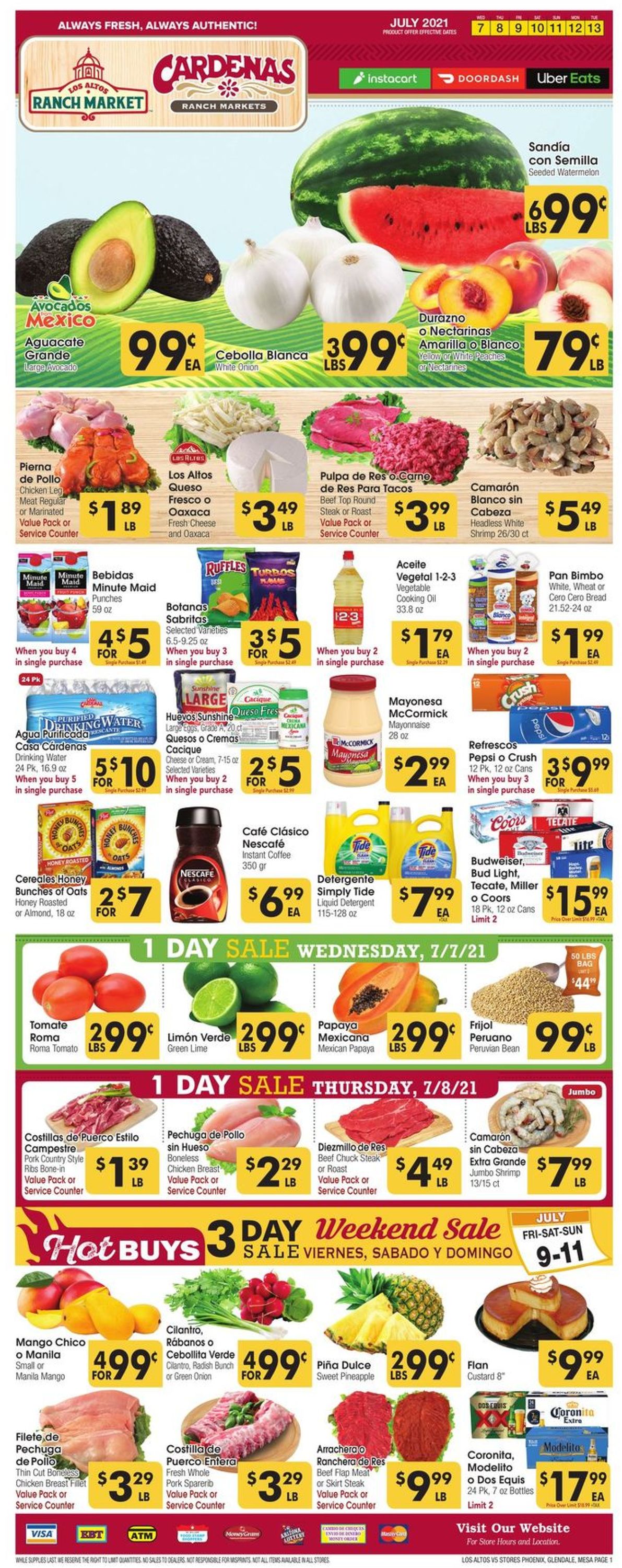 Los Altos Ranch Market Weekly Ad Circular - valid 07/07-07/13/2021