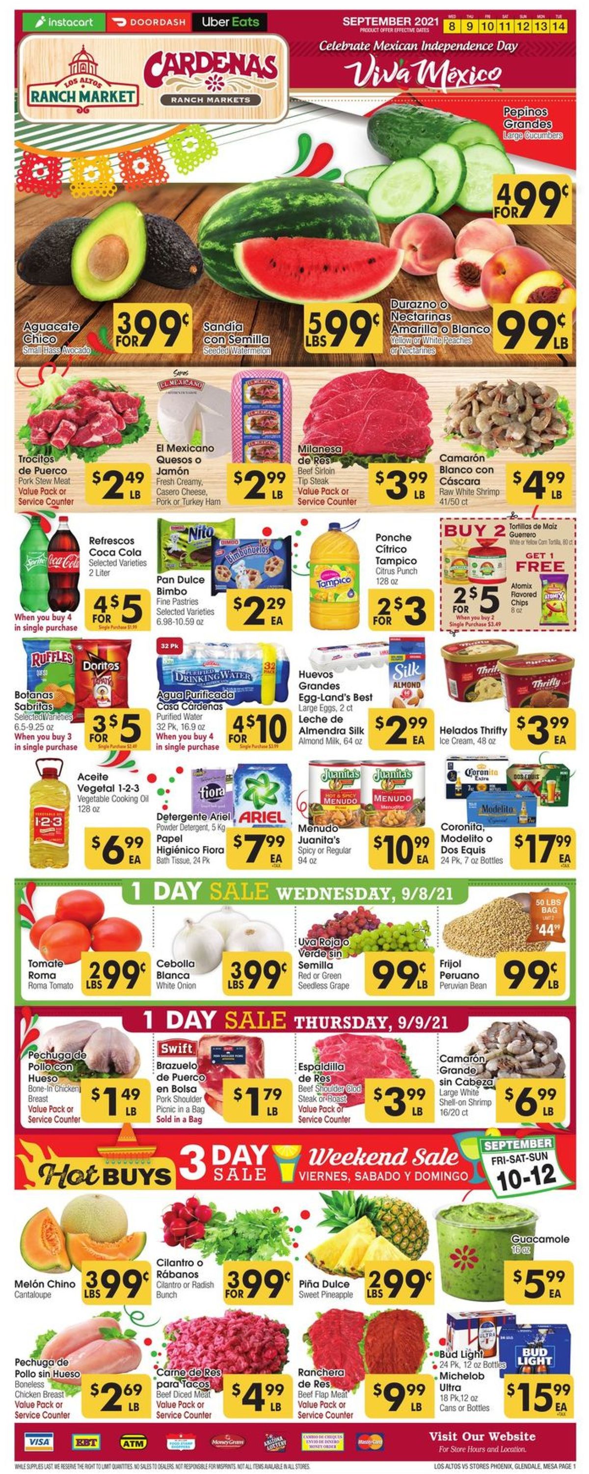 Los Altos Ranch Market Weekly Ad Circular - valid 09/08-09/14/2021