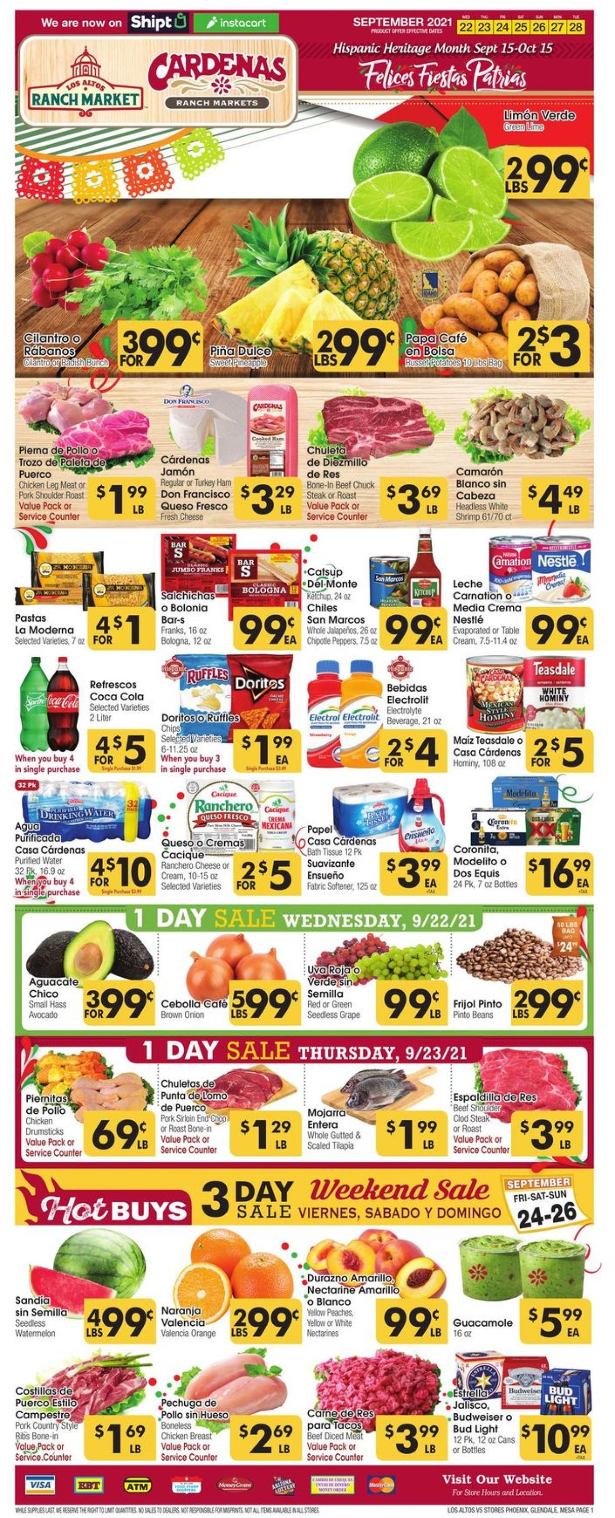 Los Altos Ranch Market Weekly Ad Circular - valid 09/22-09/28/2021