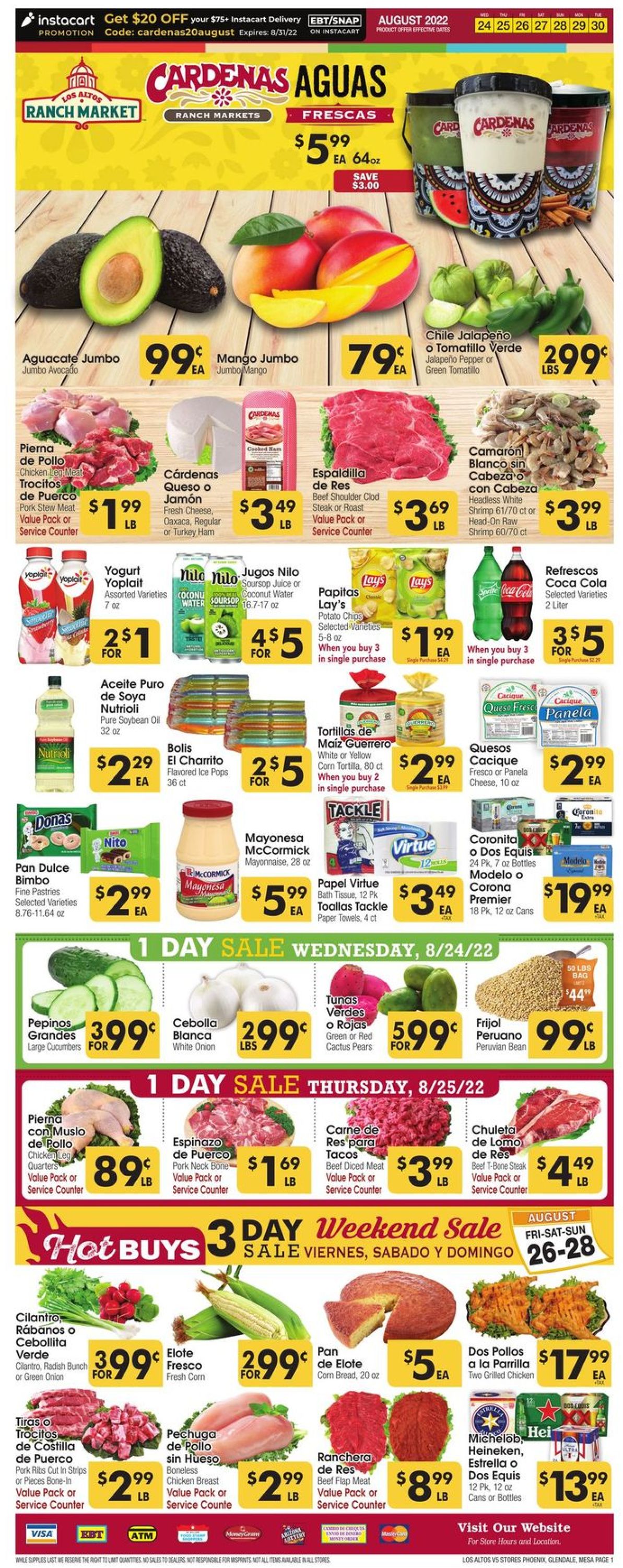 Los Altos Ranch Market Weekly Ad Circular - valid 08/24-08/30/2022