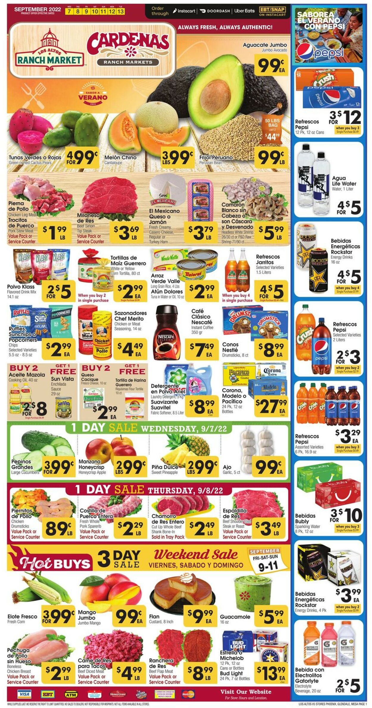 Los Altos Ranch Market Weekly Ad Circular - valid 09/07-09/13/2022