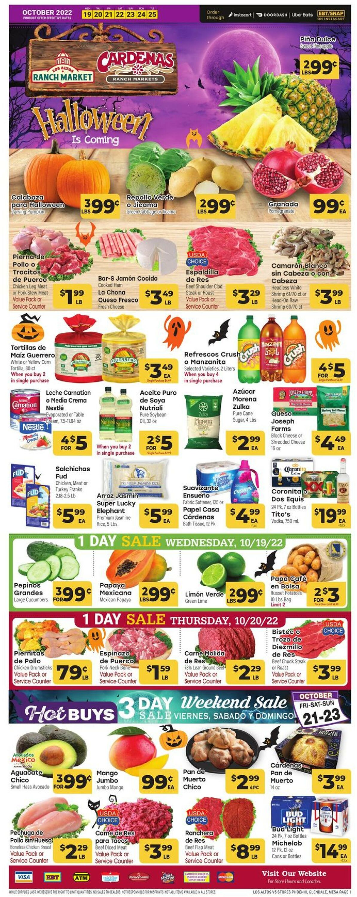 Los Altos Ranch Market Weekly Ad Circular - valid 10/19-10/25/2022