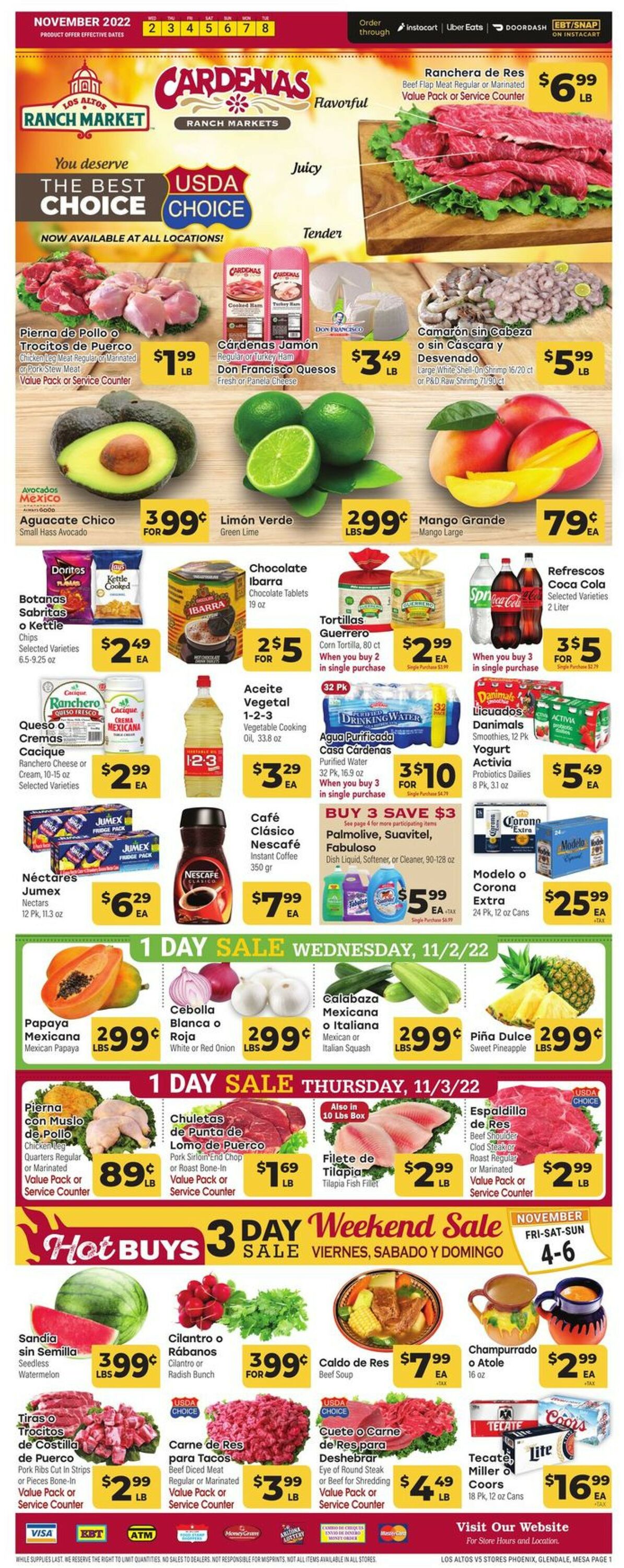 Los Altos Ranch Market Weekly Ad Circular - valid 11/02-11/08/2022