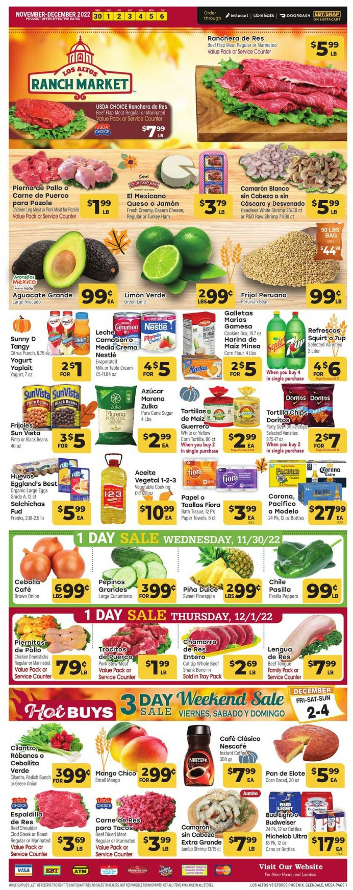 Los Altos Ranch Market Weekly Ad Circular - valid 11/30-12/06/2022