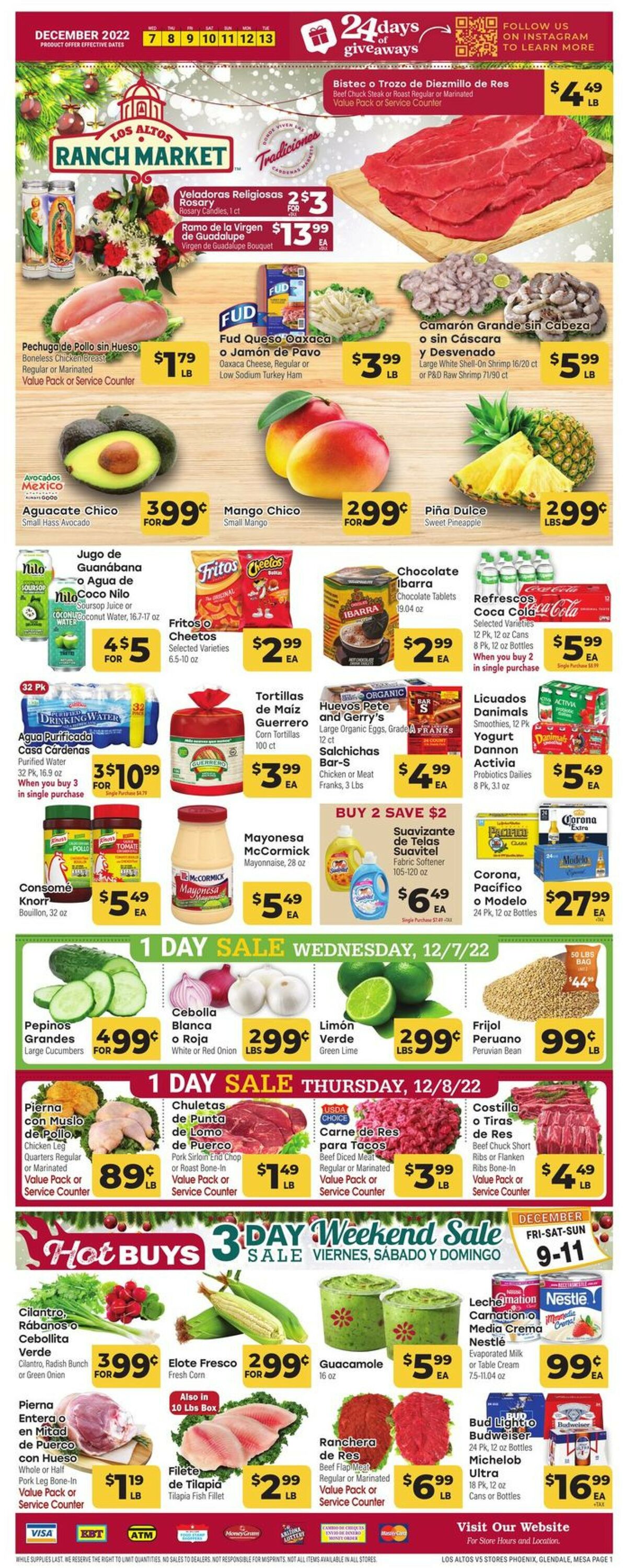 Los Altos Ranch Market Weekly Ad Circular - valid 12/07-12/13/2022