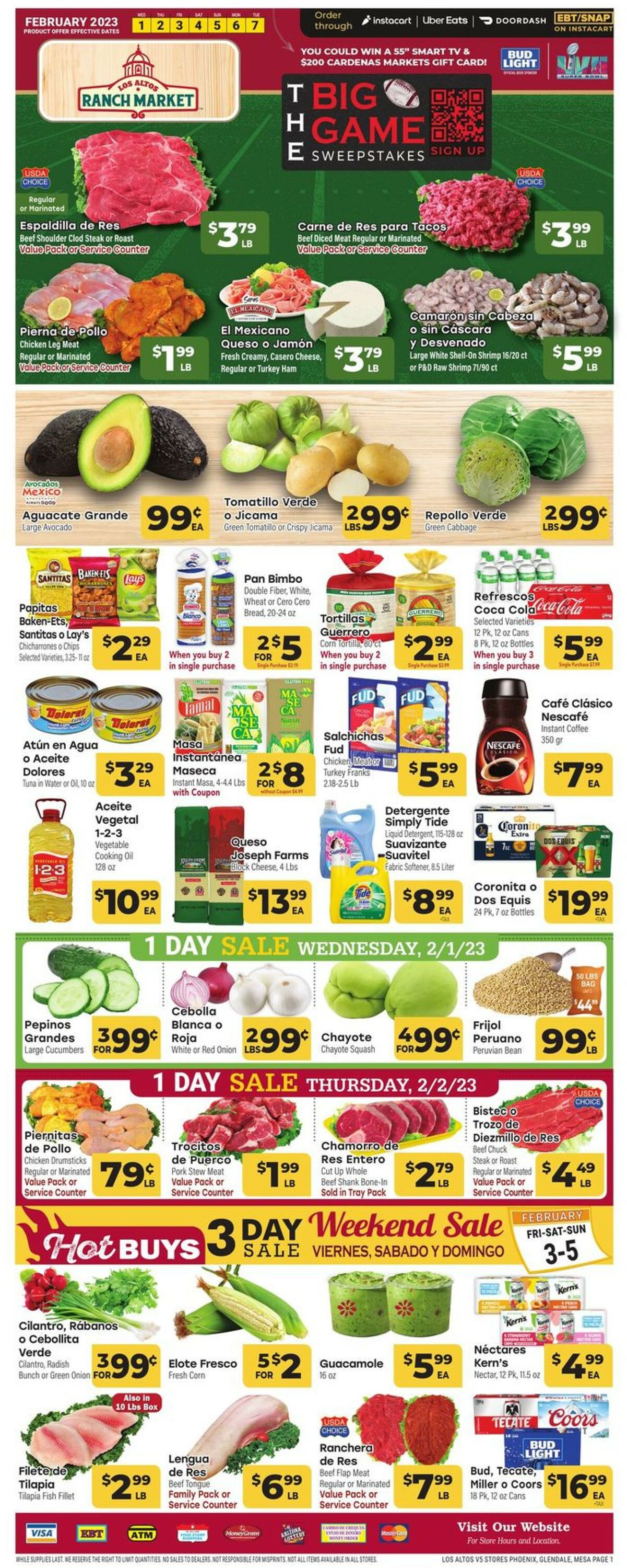 Los Altos Ranch Market Weekly Ad Circular - valid 02/01-02/07/2023